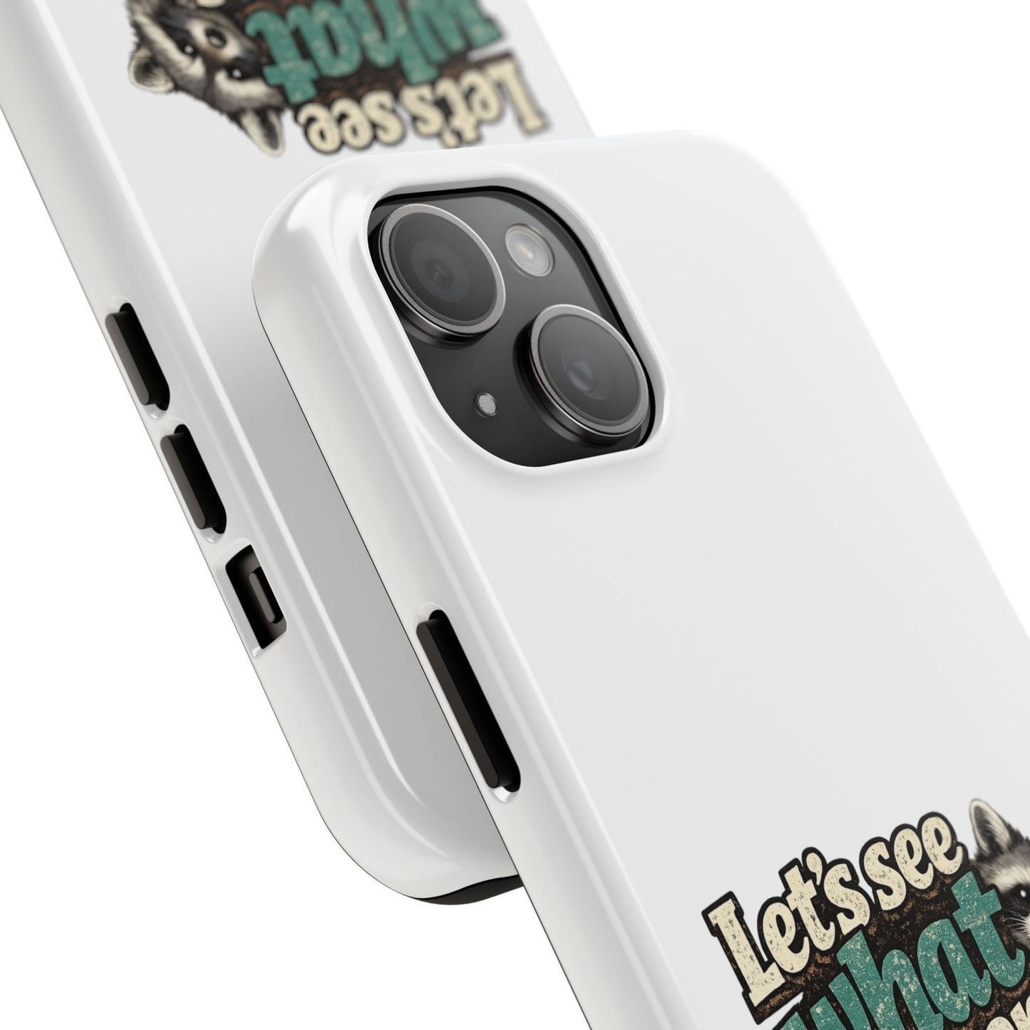 Peek & See Raccoon Phone Case — Tough & Cute Protective Phone Cover