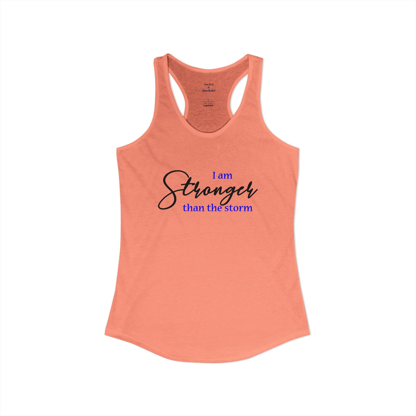 Stronger Than The Storm Racerback Tank