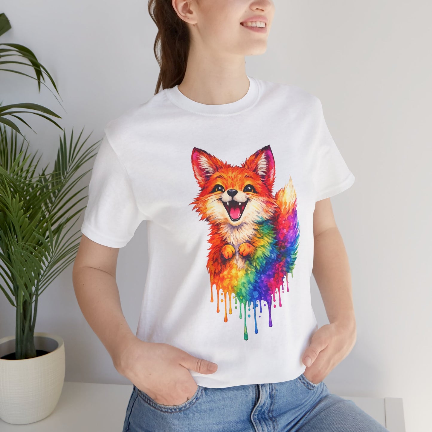 Watercolor Wildlife Fox T-Shirt