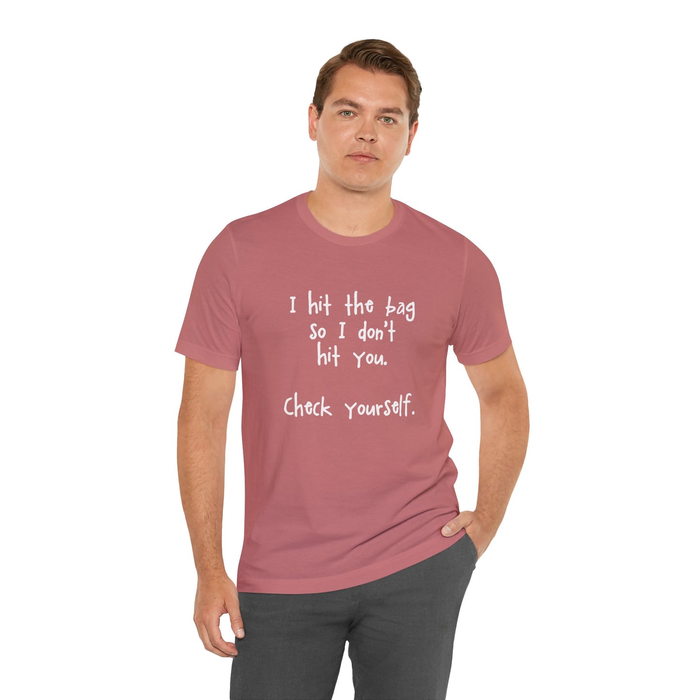 "Check Yourself" Kickboxing Tee