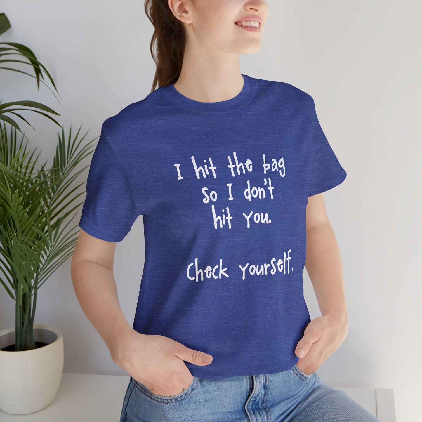 "Check Yourself" Kickboxing Tee