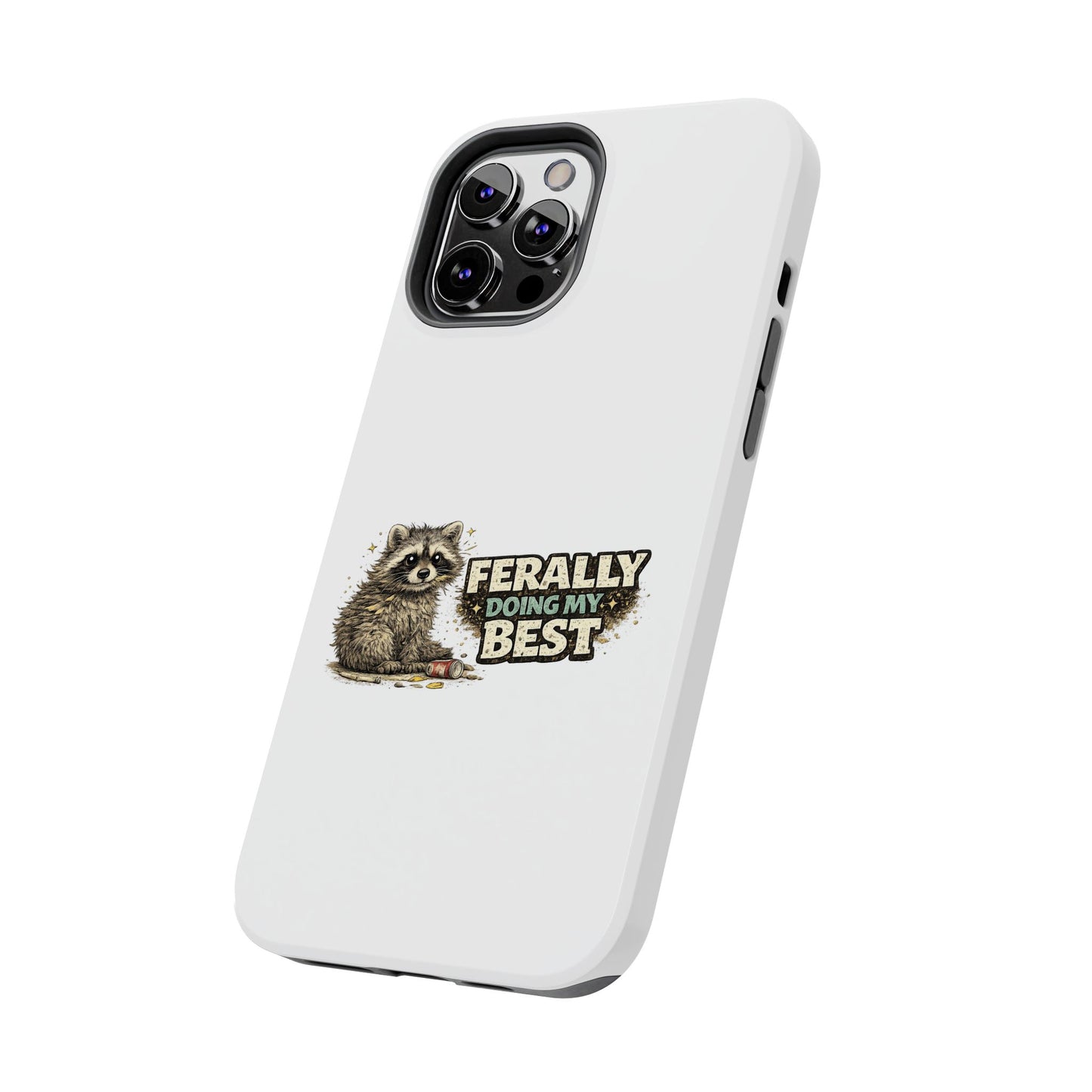 Ferally Raccoon Phone Case — Tough & Cute Protective Phone Cover