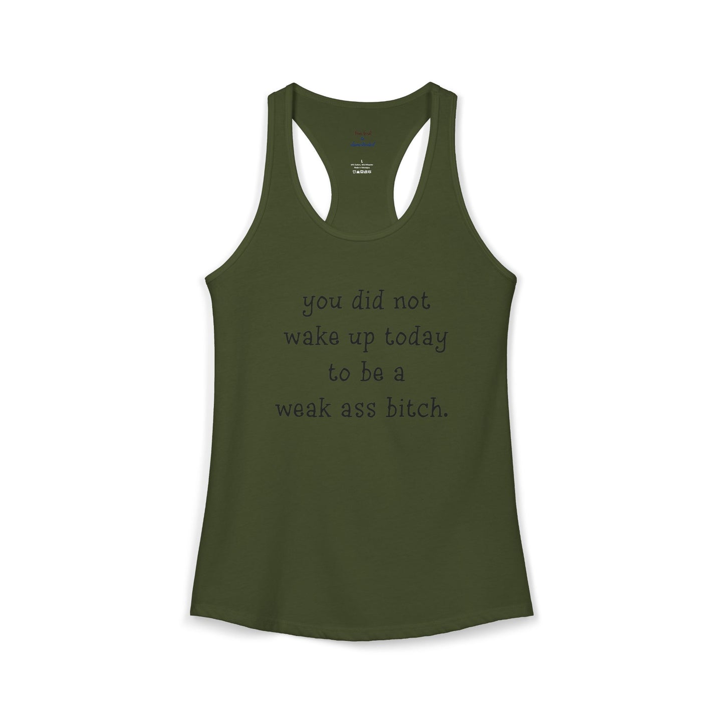 Weakass Racerback Tank