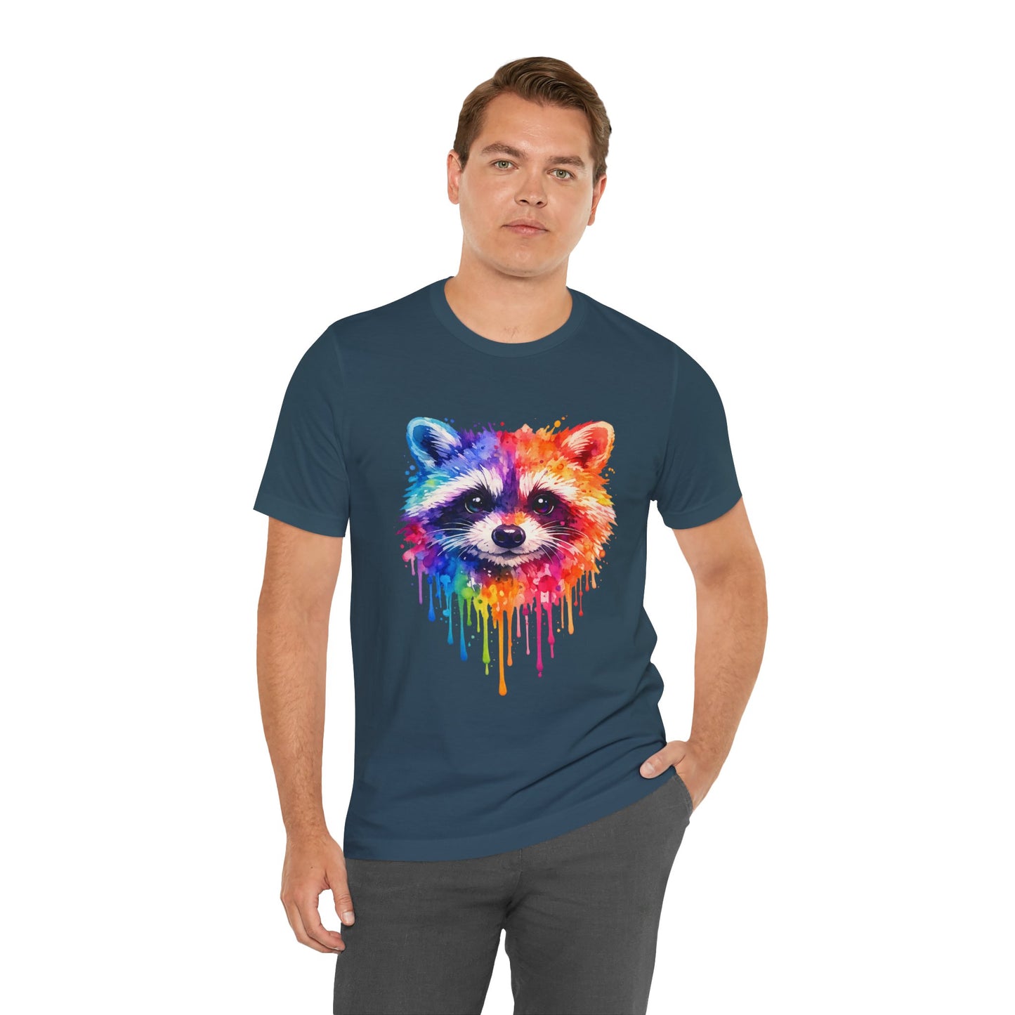 Watercolor Wildlife Raccoon T-Shirt