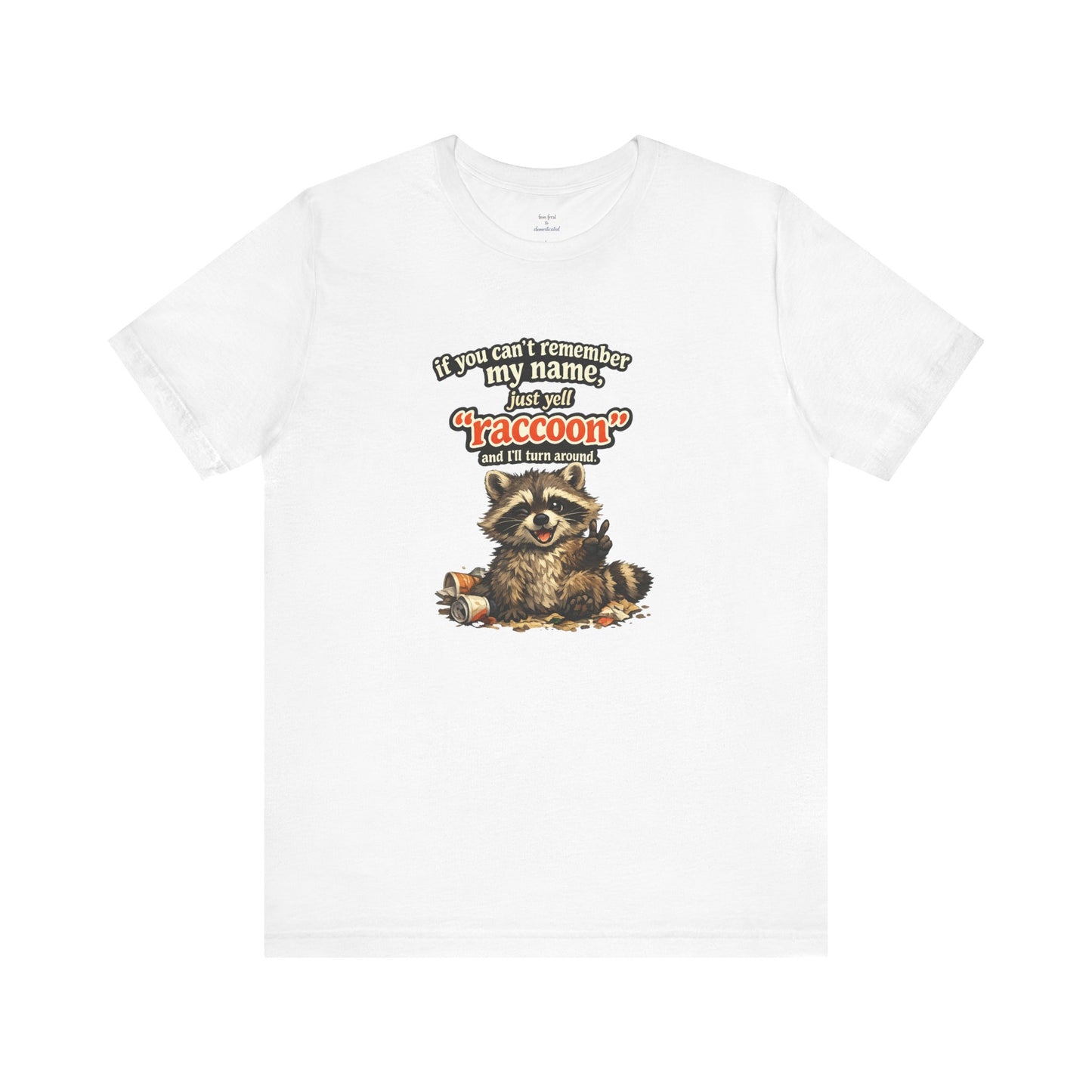 Yell Raccoon T-shirt