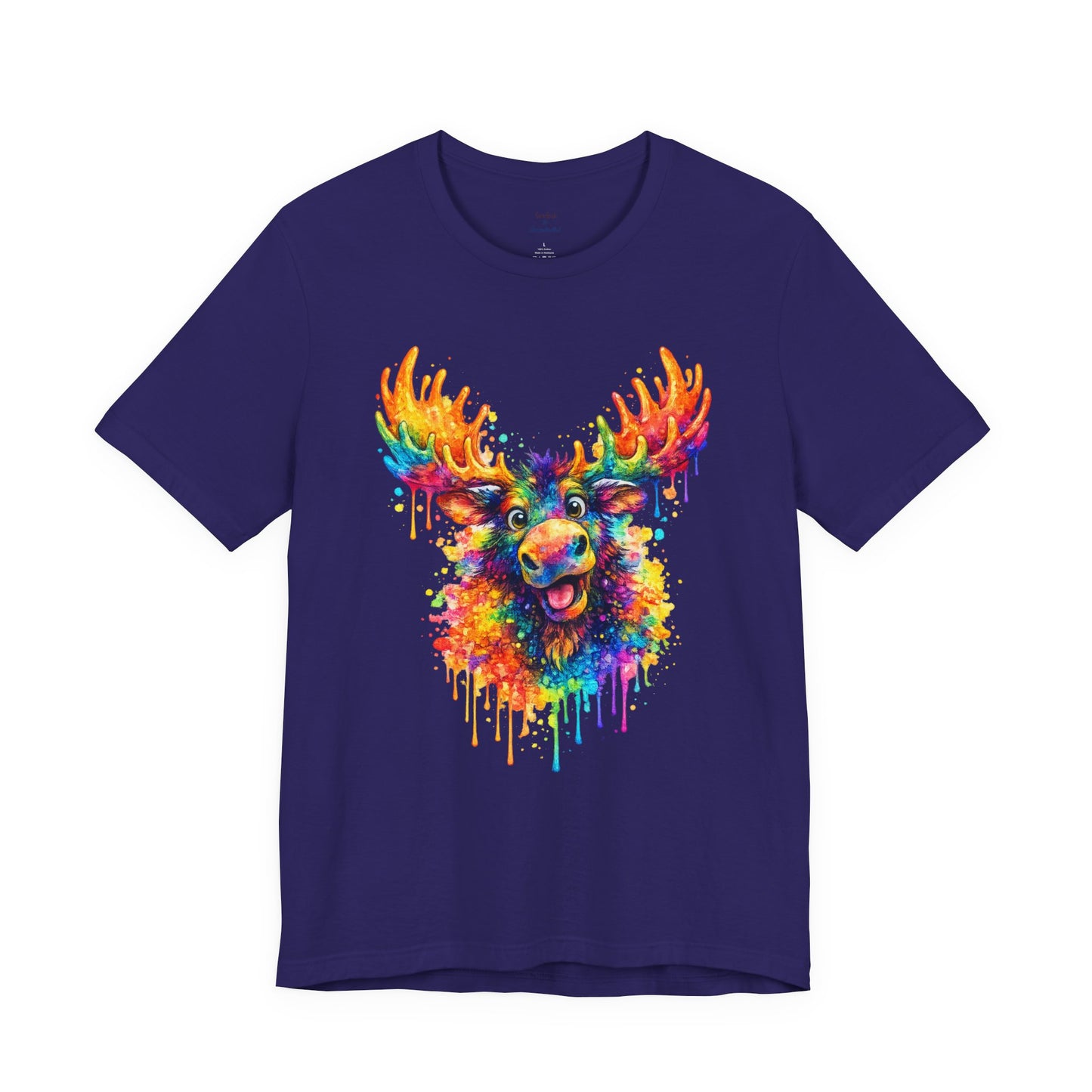 Watercolor Wildlife Moose T-Shirt