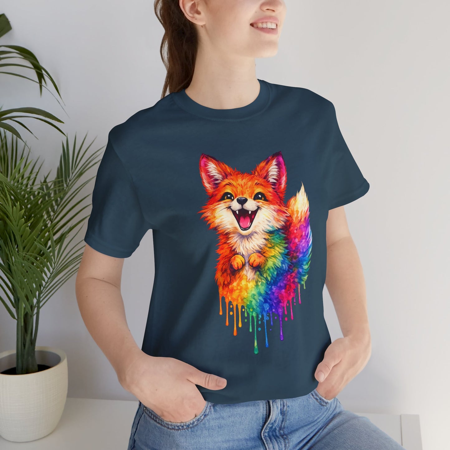 Watercolor Wildlife Fox T-Shirt