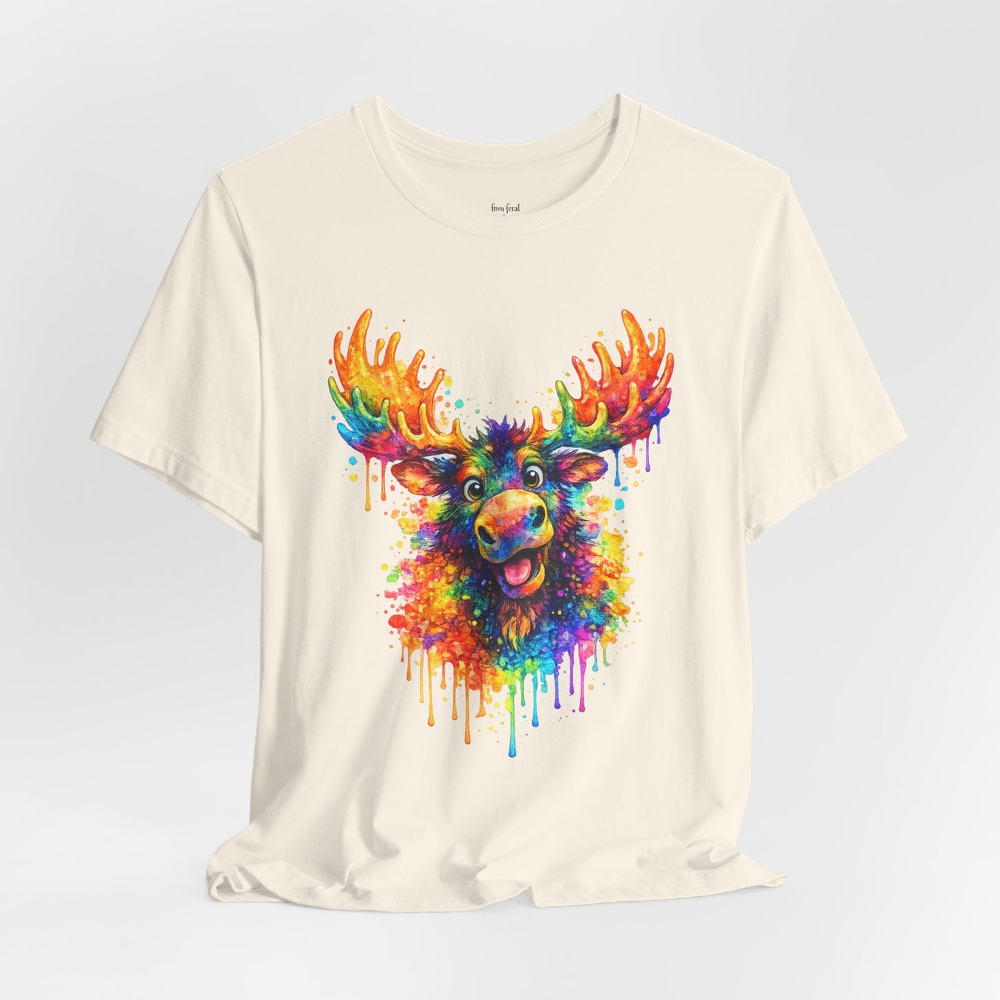 Watercolor Wildlife Moose T-Shirt