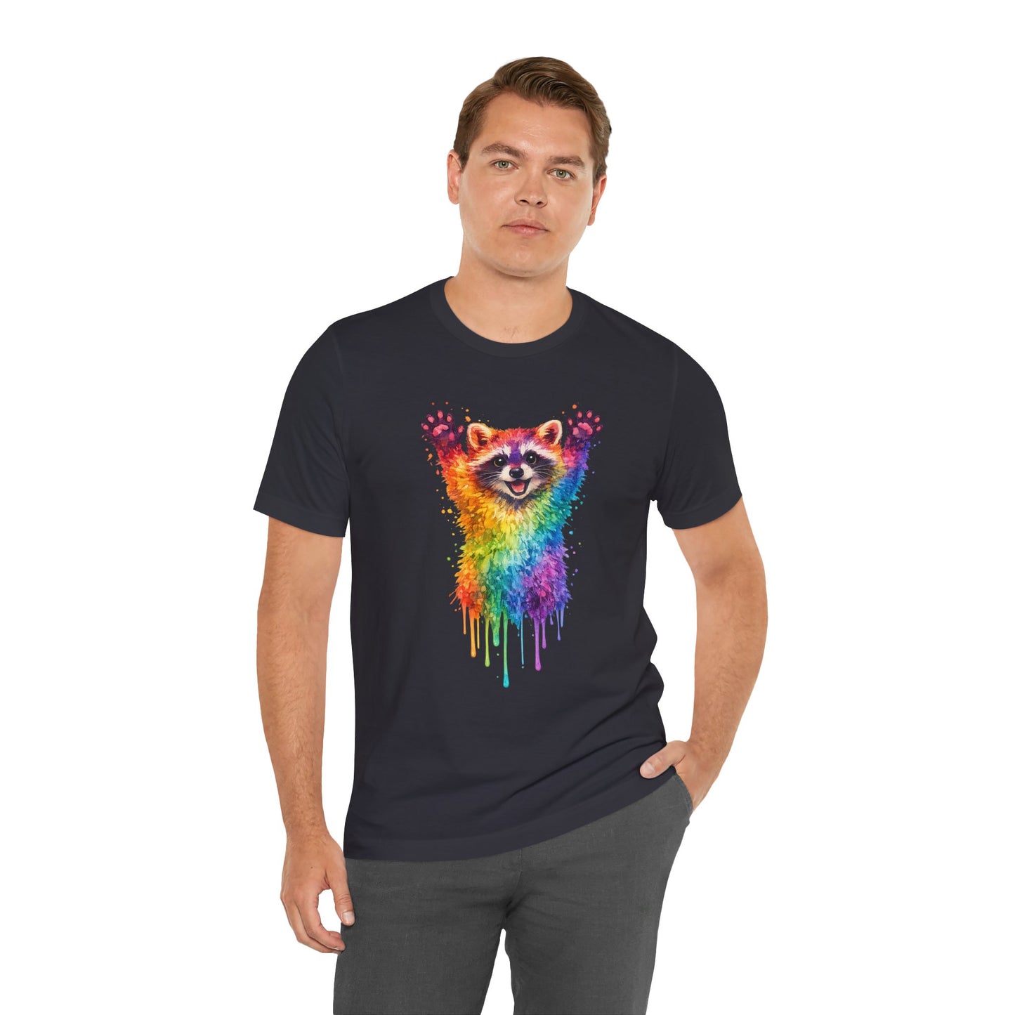 Watercolor Wildlife Raccoon T-Shirt