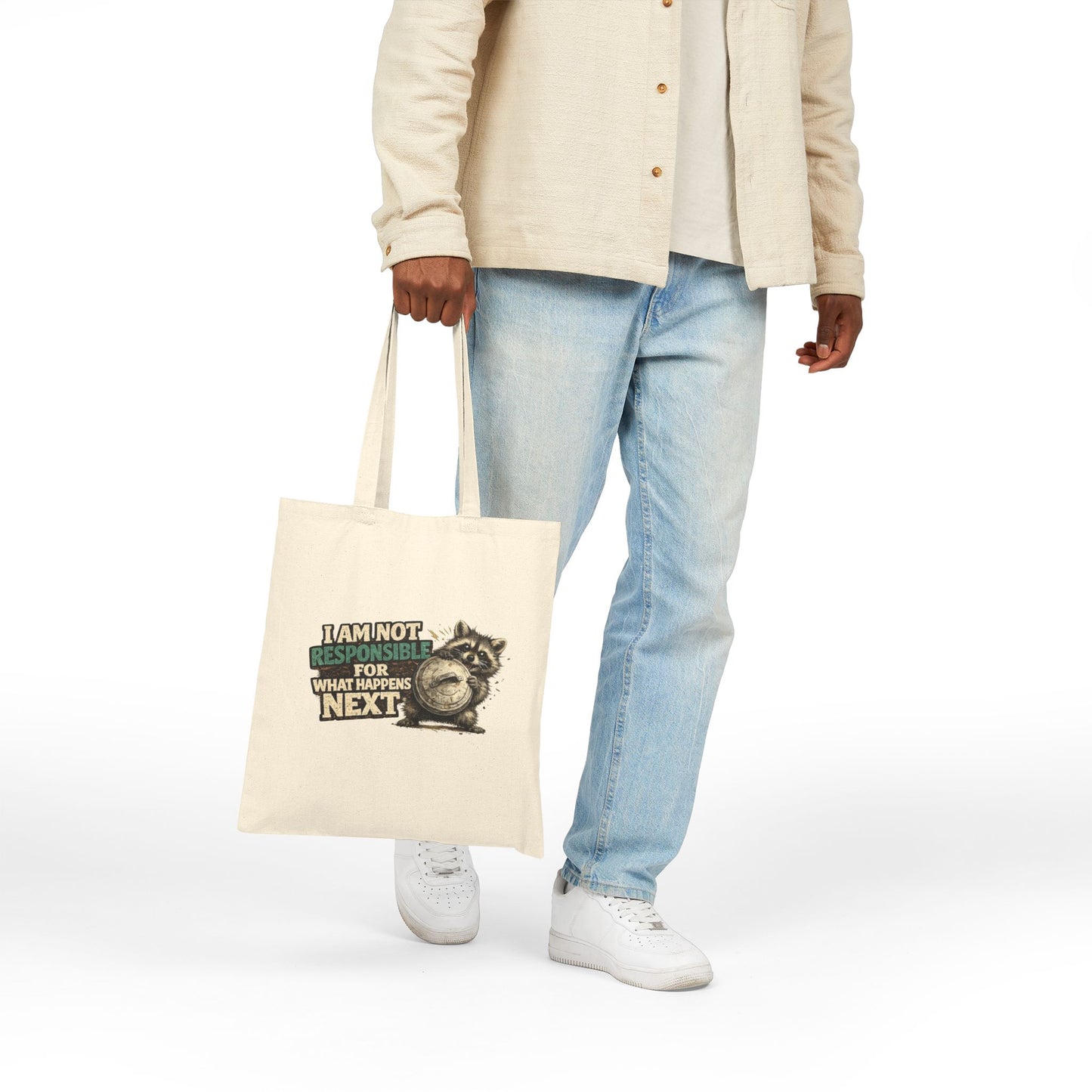 I'm Not Responsible Canvas Tote Bag