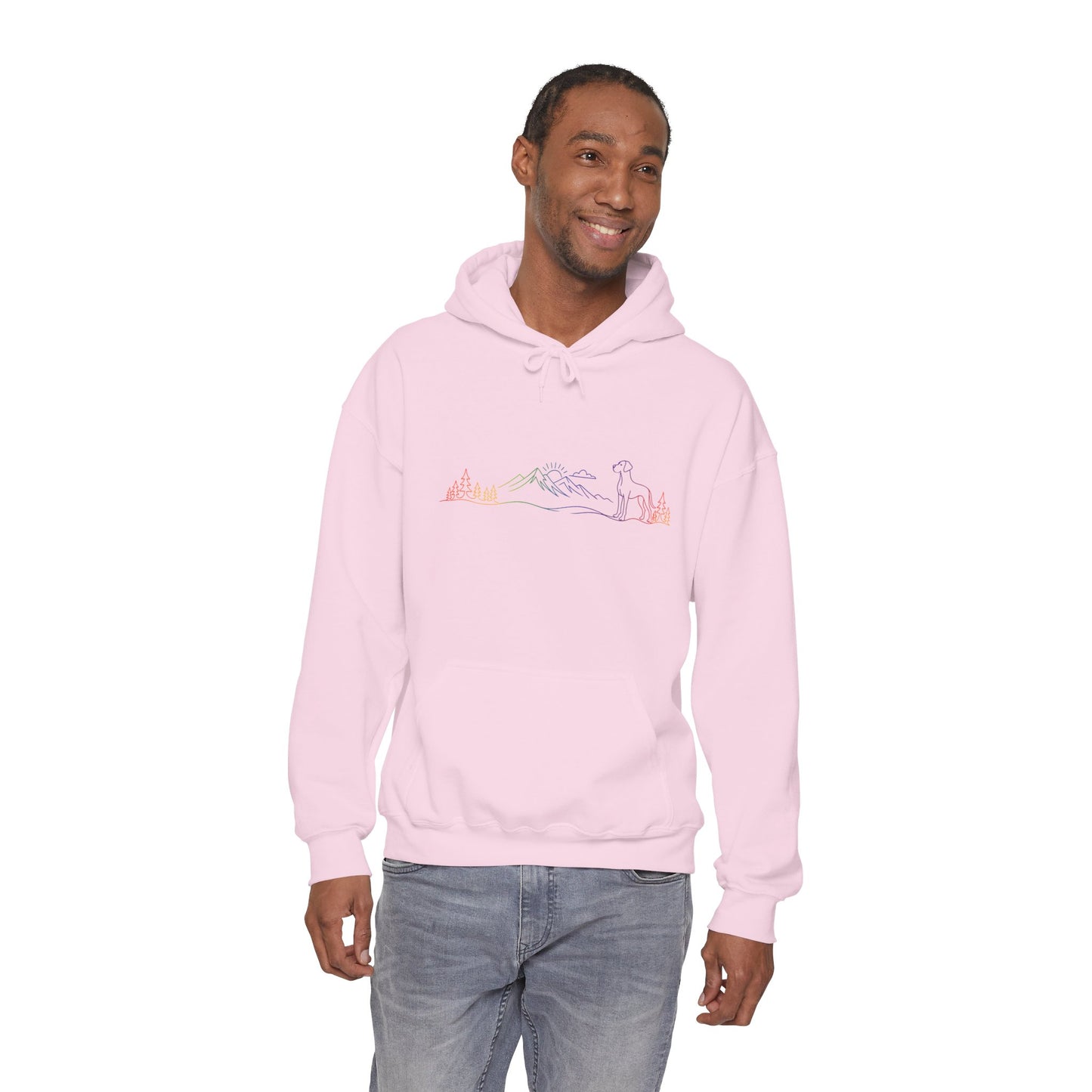 Great Dane, natural eared, Hoodie