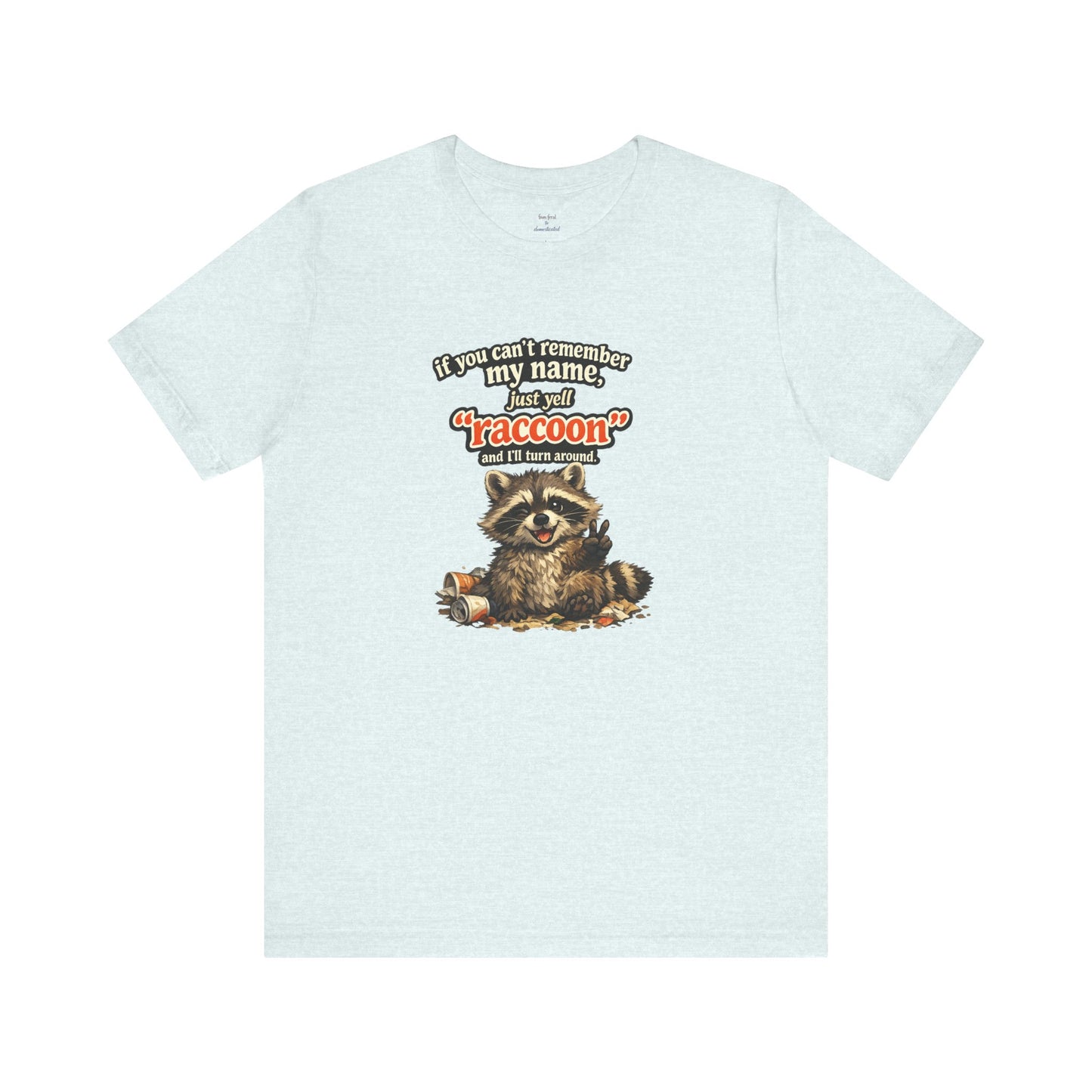 Yell Raccoon T-shirt