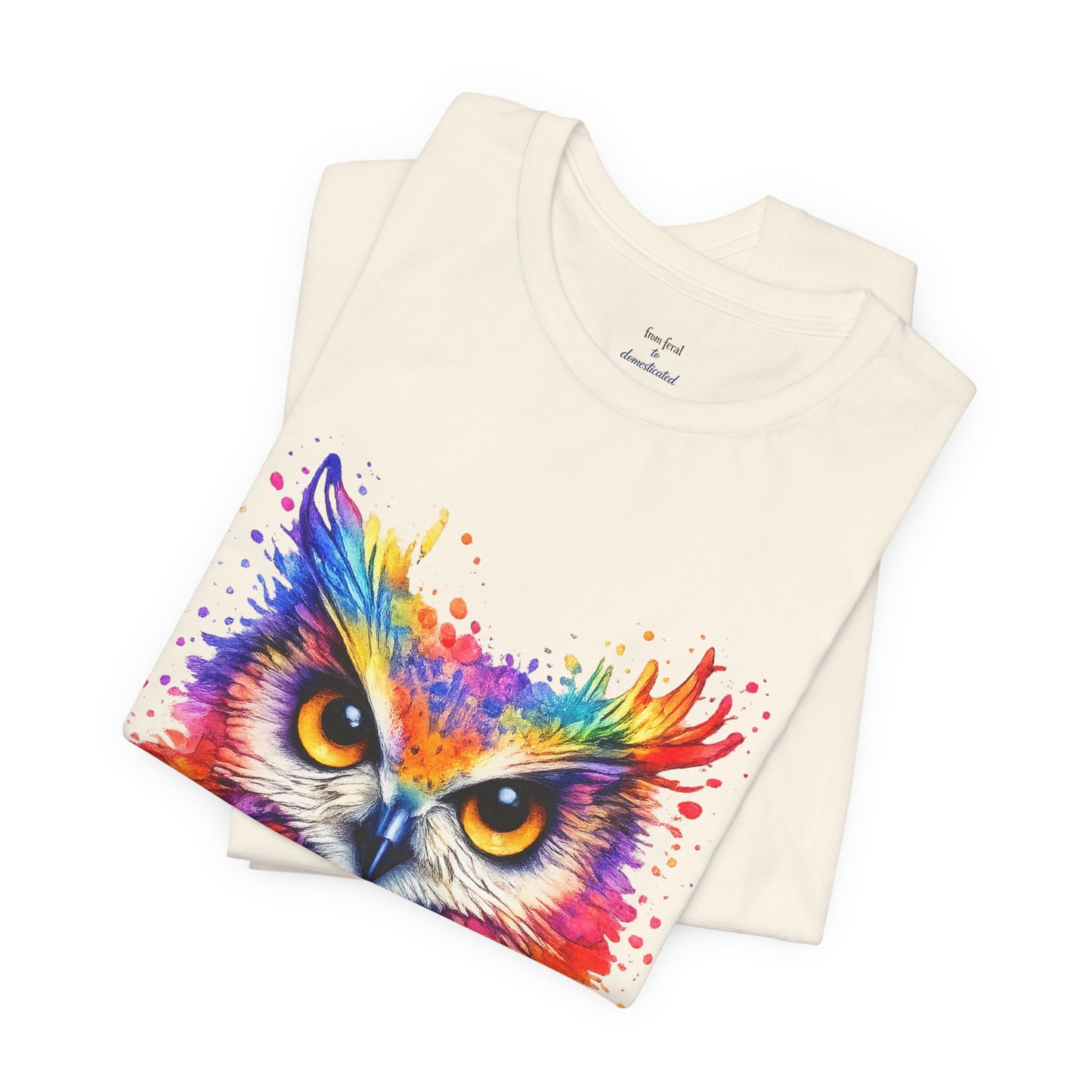 Watercolor Wildlife Owl T-Shirt