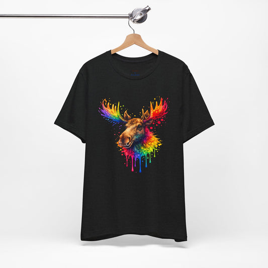 Watercolor Wildlife Moose T-Shirt