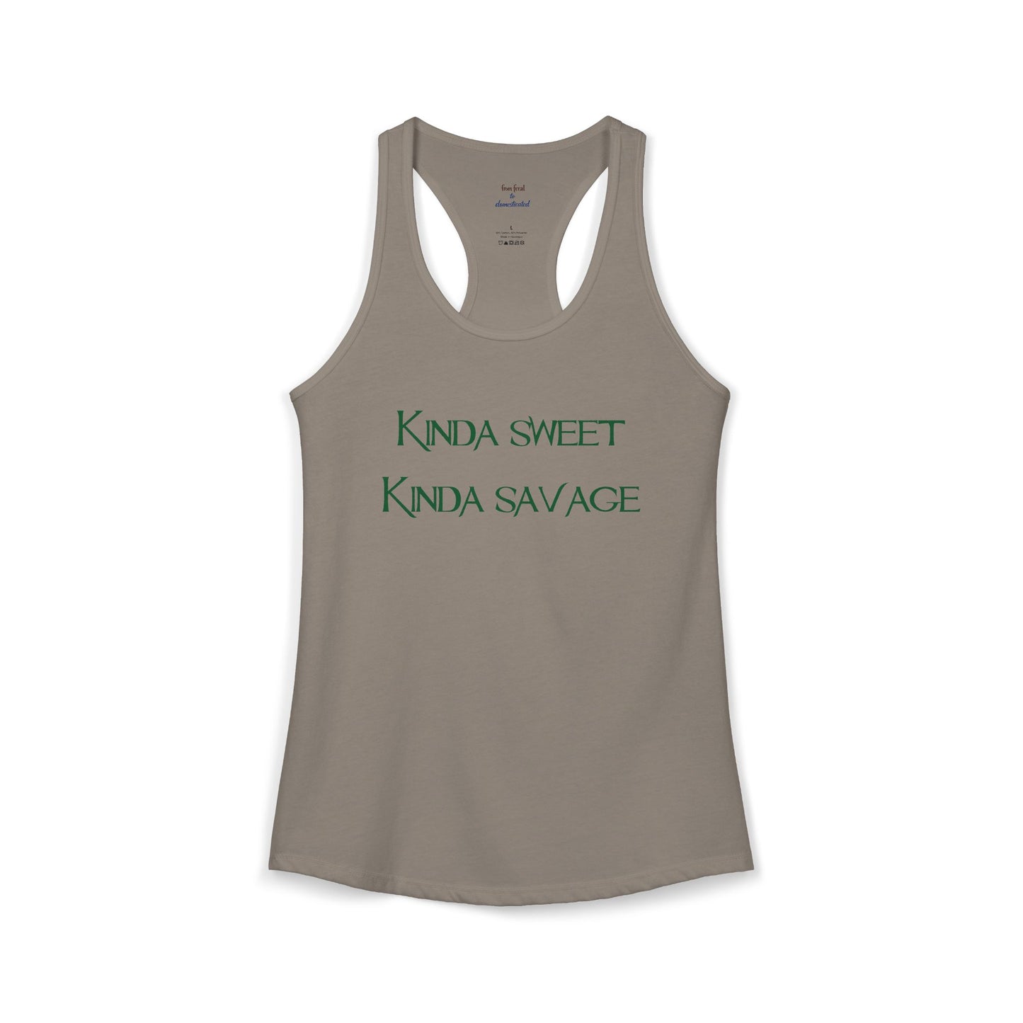 Kinda Both Racerback Tank