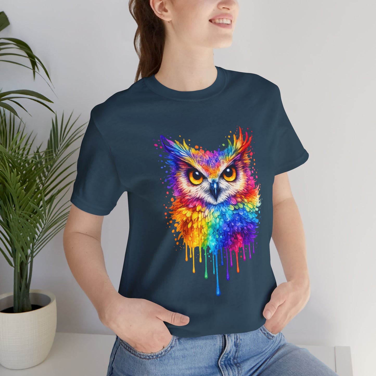 Watercolor Wildlife Owl T-Shirt