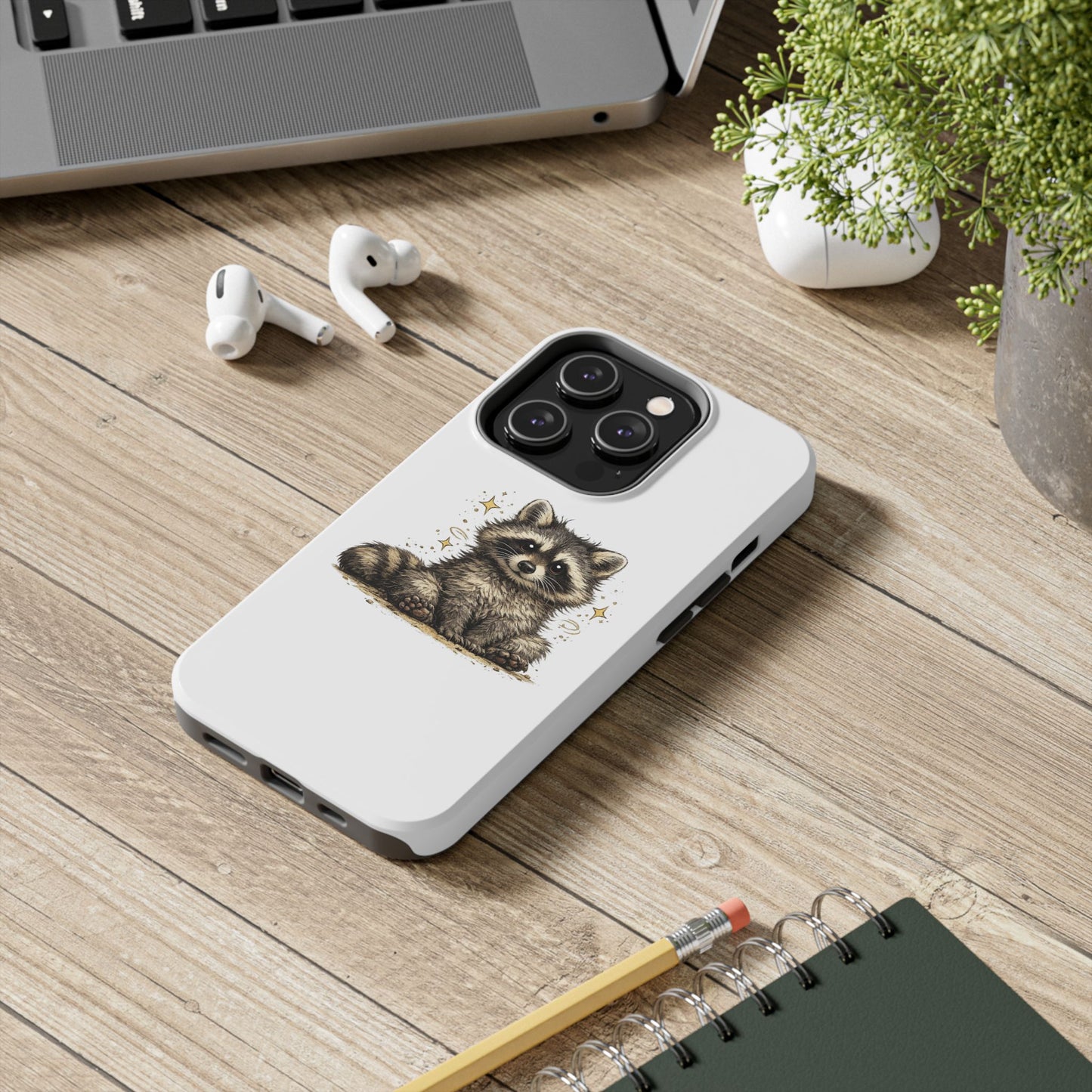 Sweet & Savage Raccoon Phone Case — Tough & Cute Protective Phone Cover