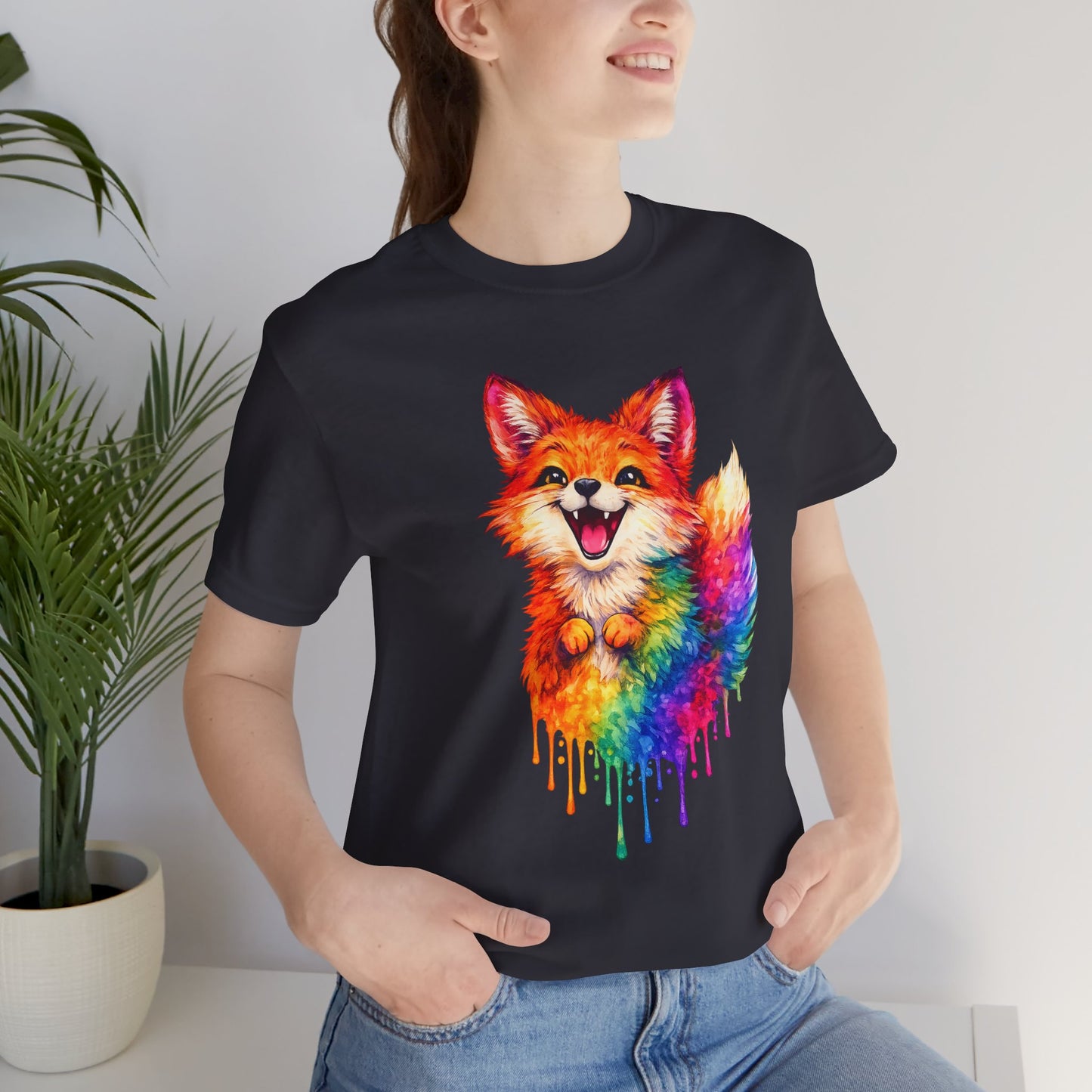 Watercolor Wildlife Fox T-Shirt