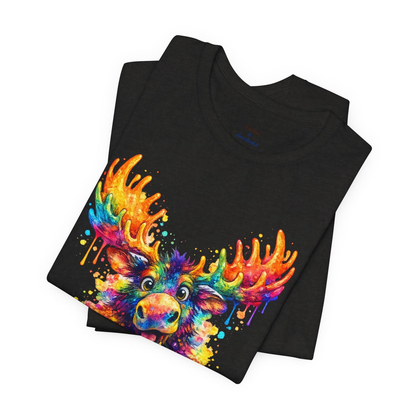 Watercolor Wildlife Moose T-Shirt