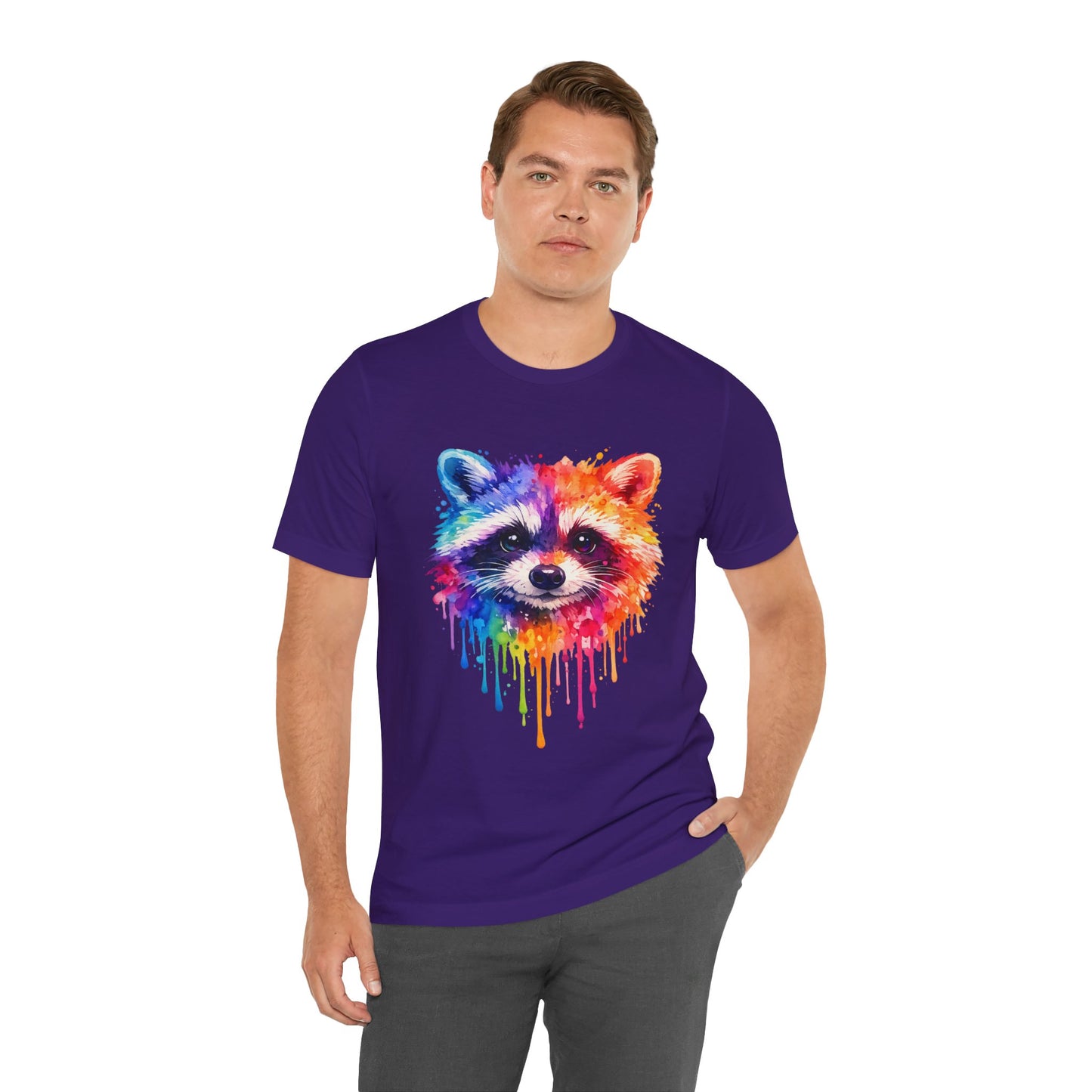 Watercolor Wildlife Raccoon T-Shirt