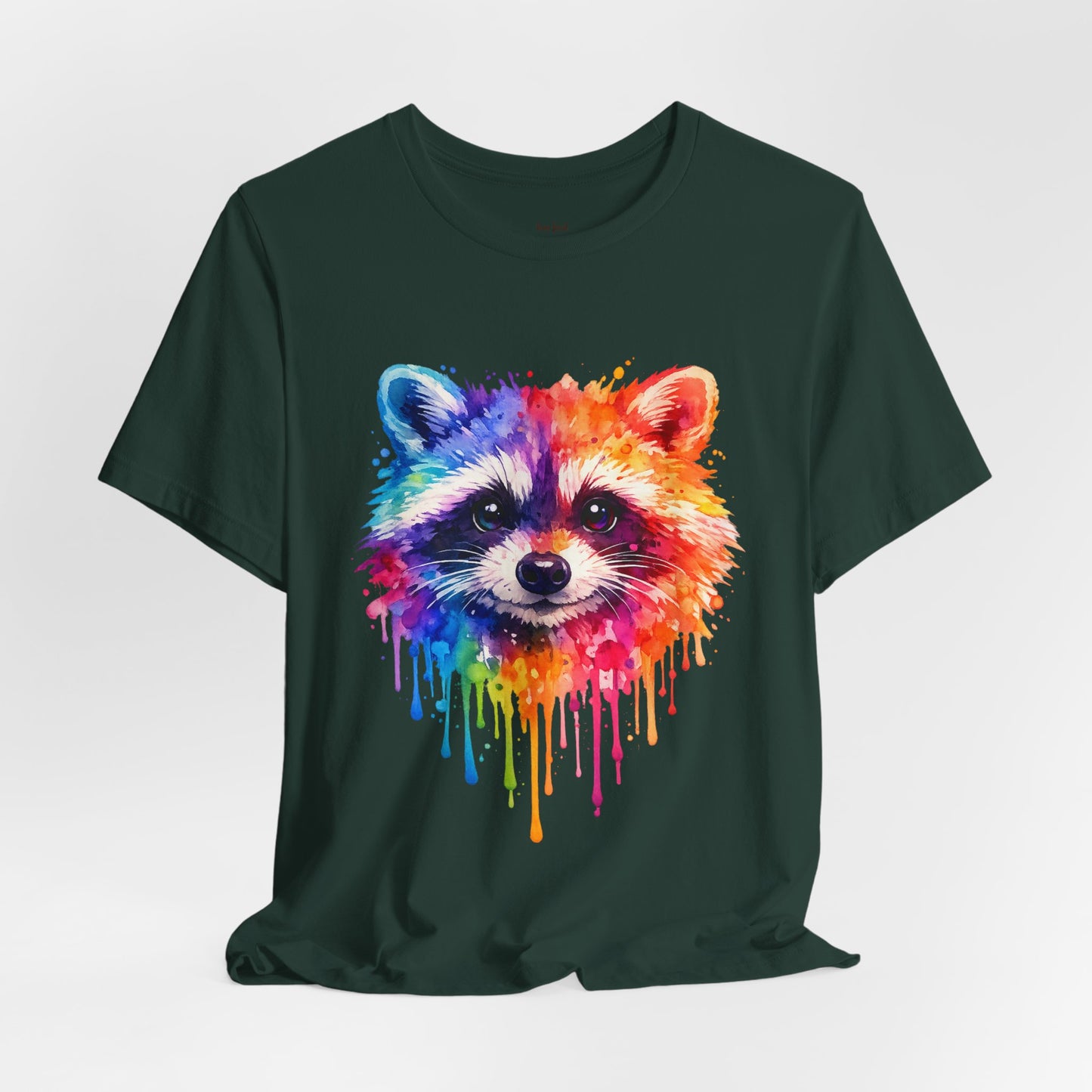 Watercolor Wildlife Raccoon T-Shirt