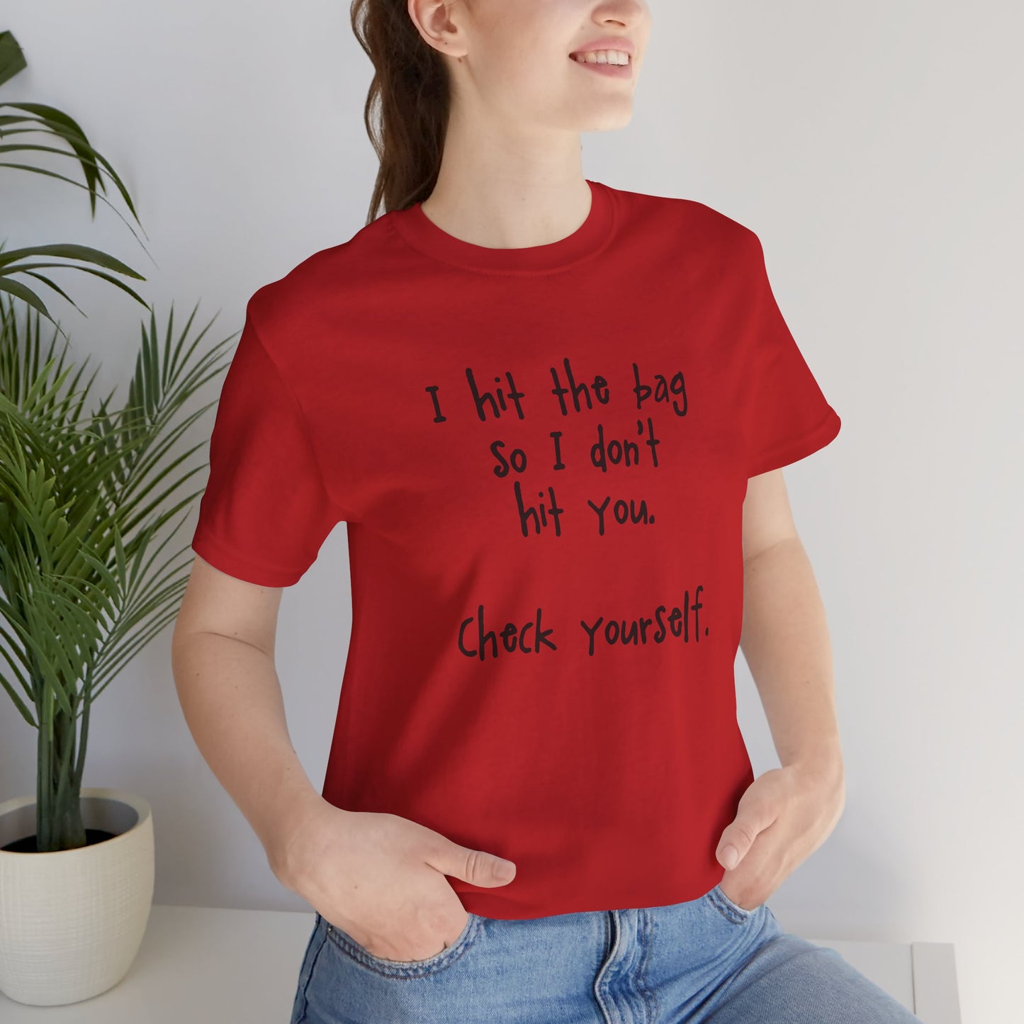 "Check Yourself" Kickboxing Tee