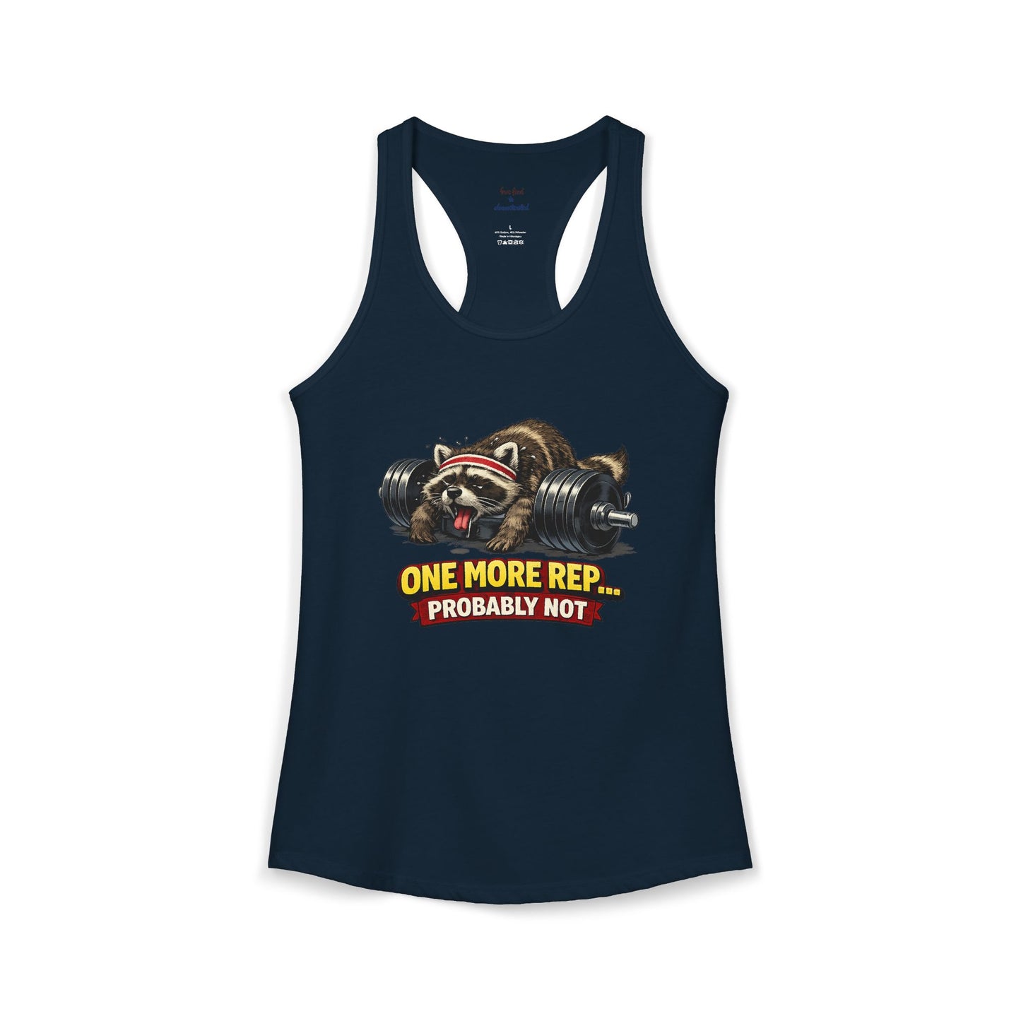 One More Rep Racerback Tank