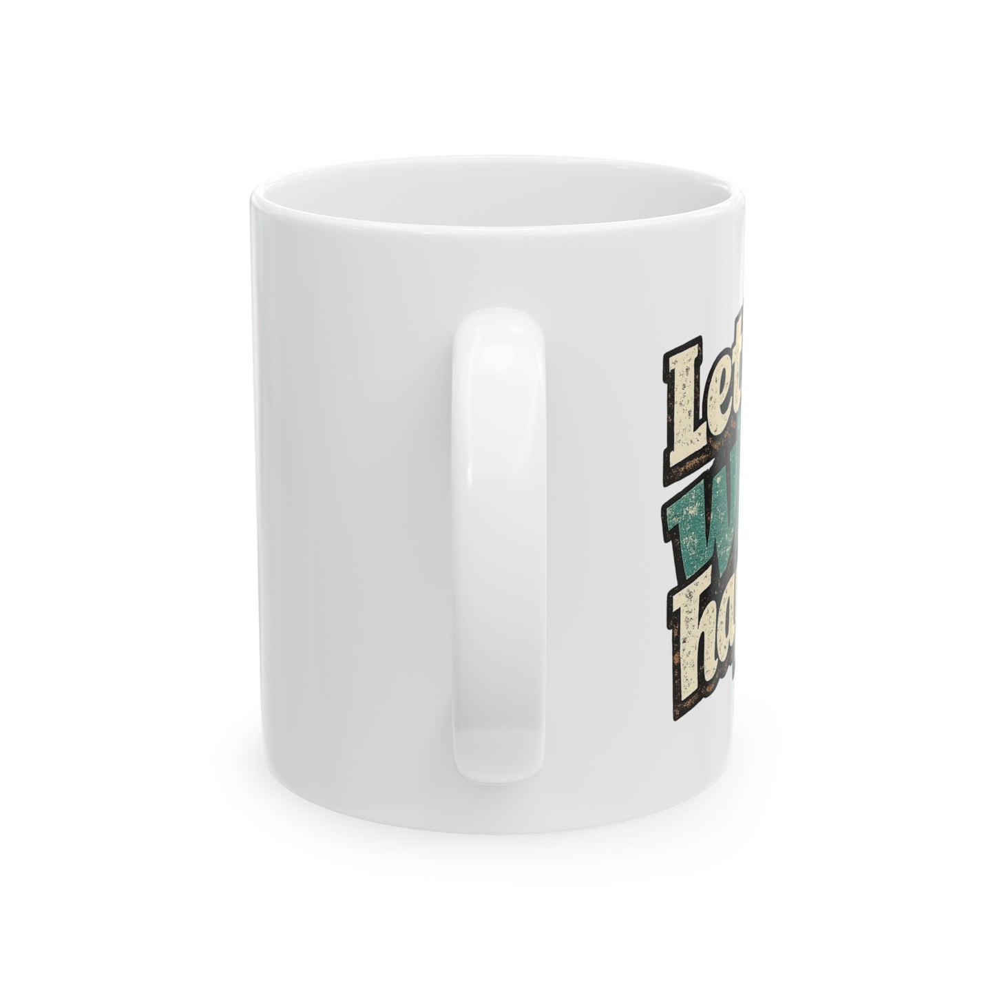 Peeking Raccoon Ceramic Mug  (11oz & 15oz)