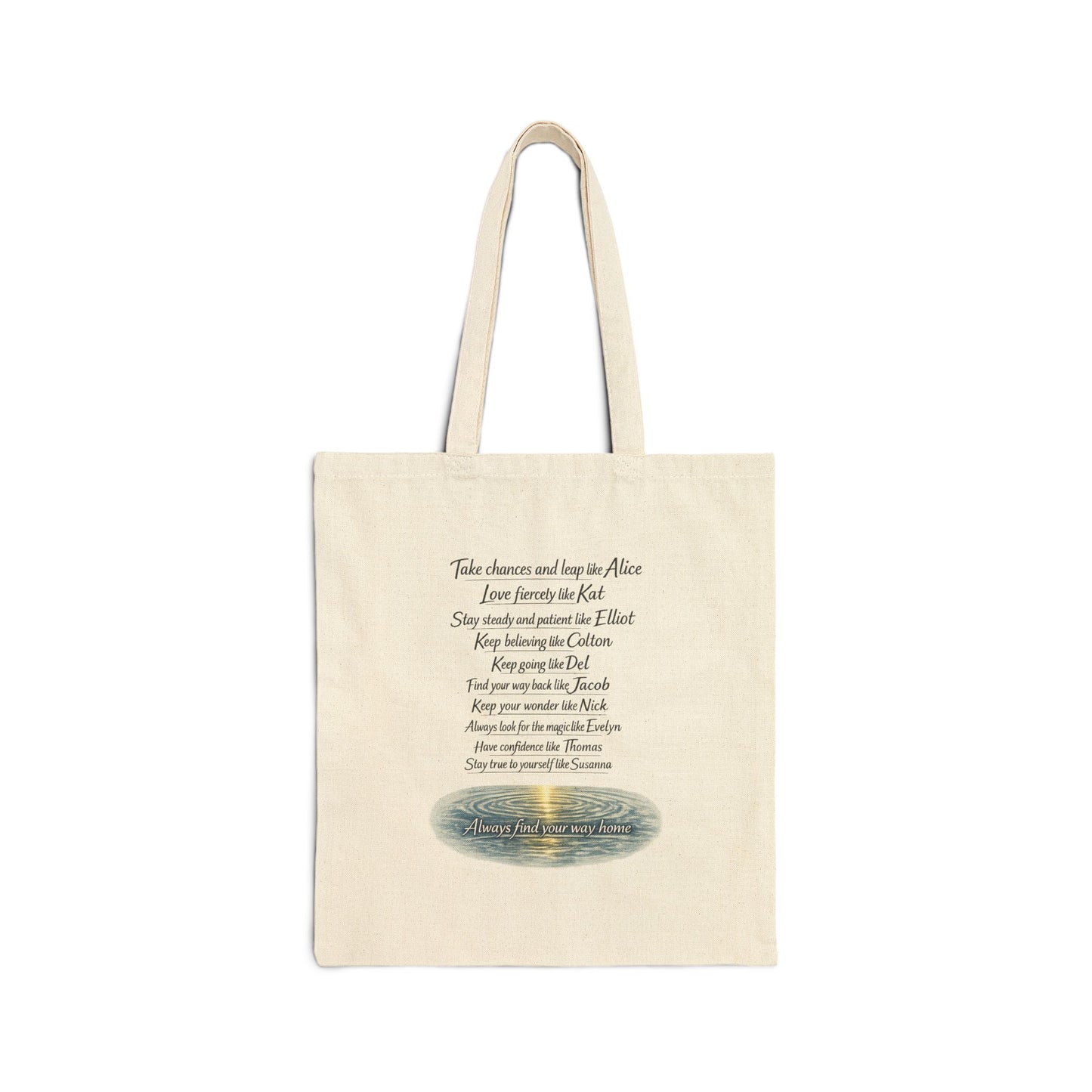 Find Your Way Cotton Canvas Tote Bag