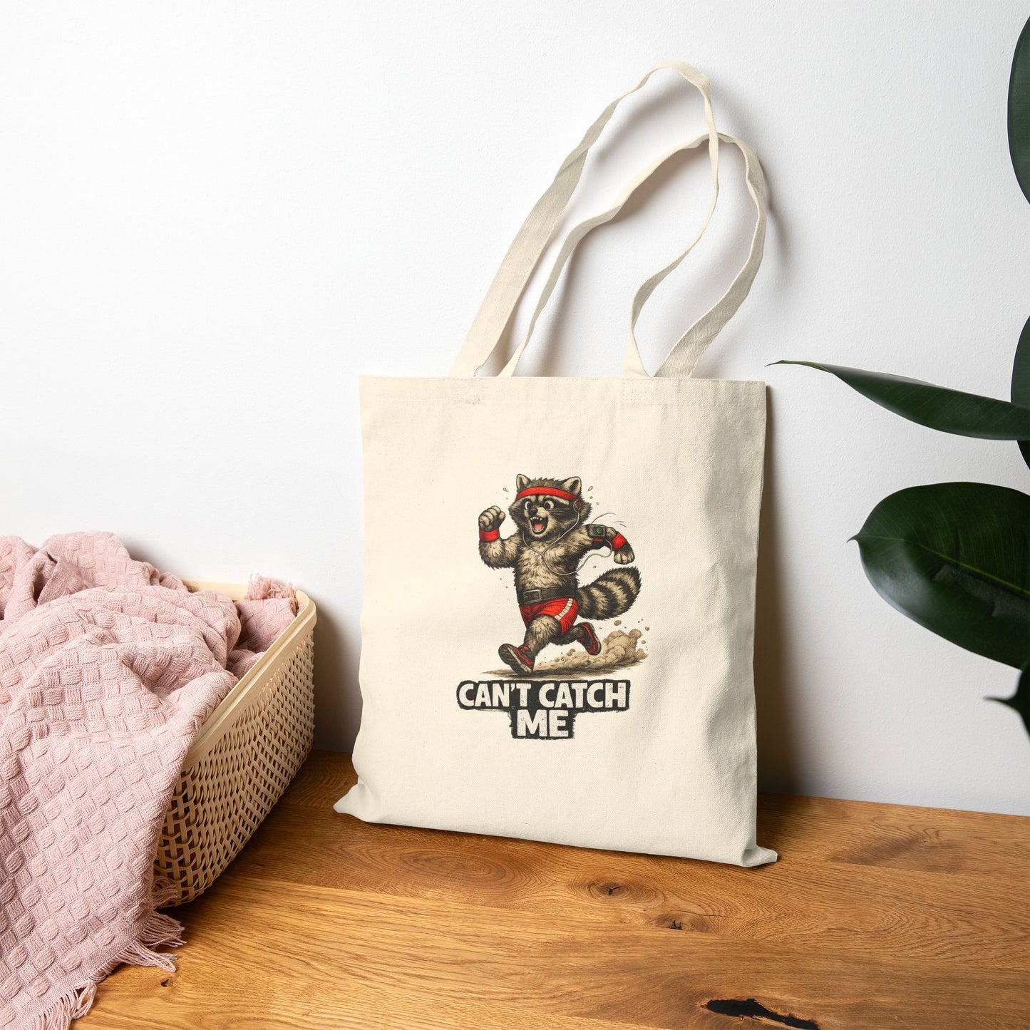 Can't Catch Me Canvas Tote Bag