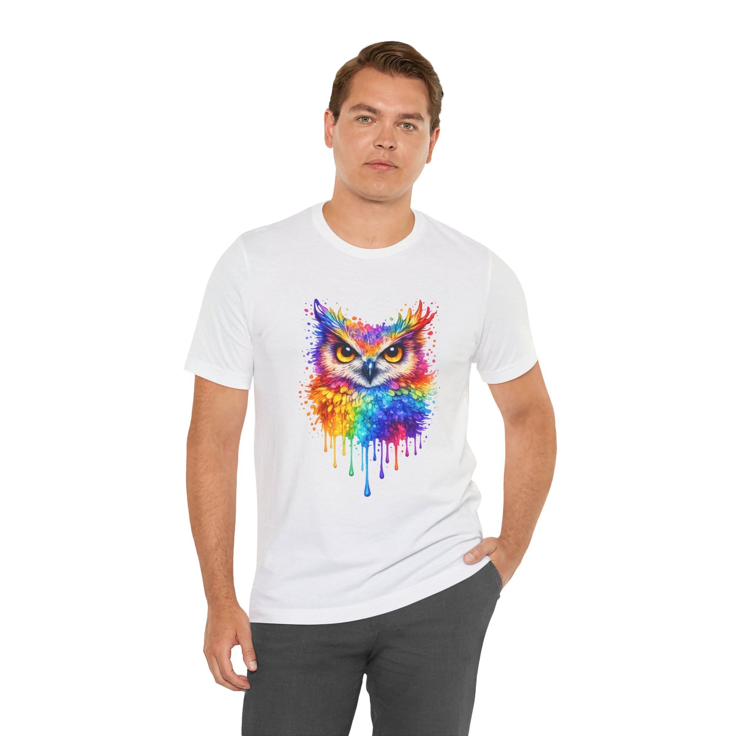Watercolor Wildlife Owl T-Shirt