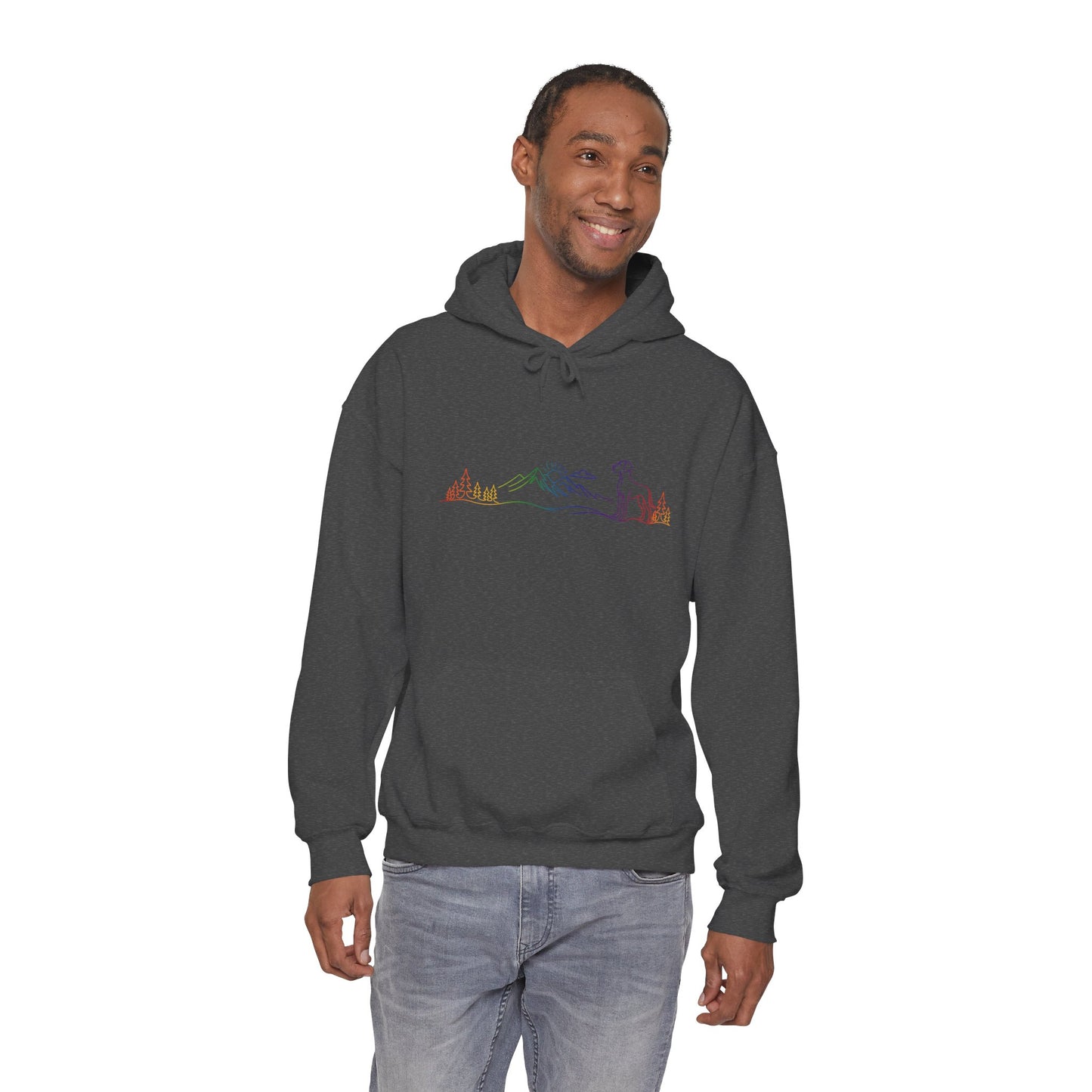 Great Dane, natural eared, Hoodie