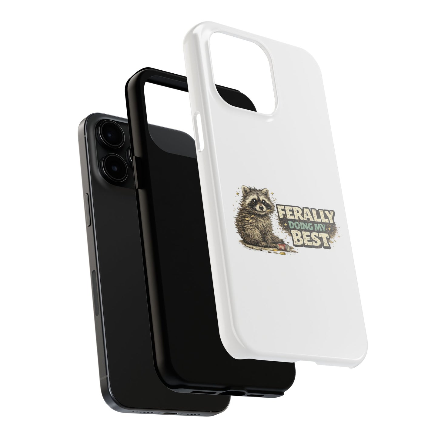 Ferally Raccoon Phone Case — Tough & Cute Protective Phone Cover