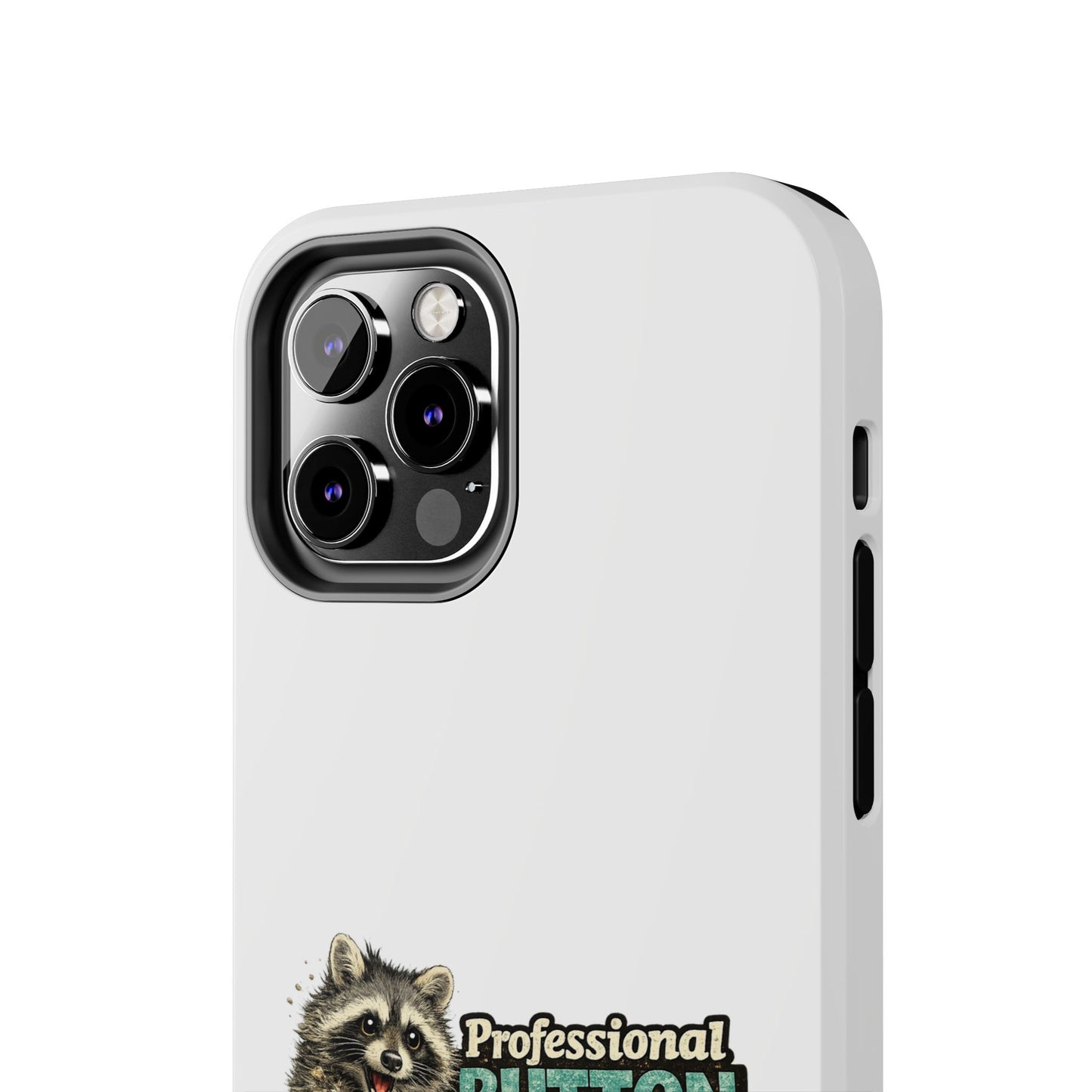 Button Pusher Raccoon Phone Case — Tough & Cute Protective Phone Cover