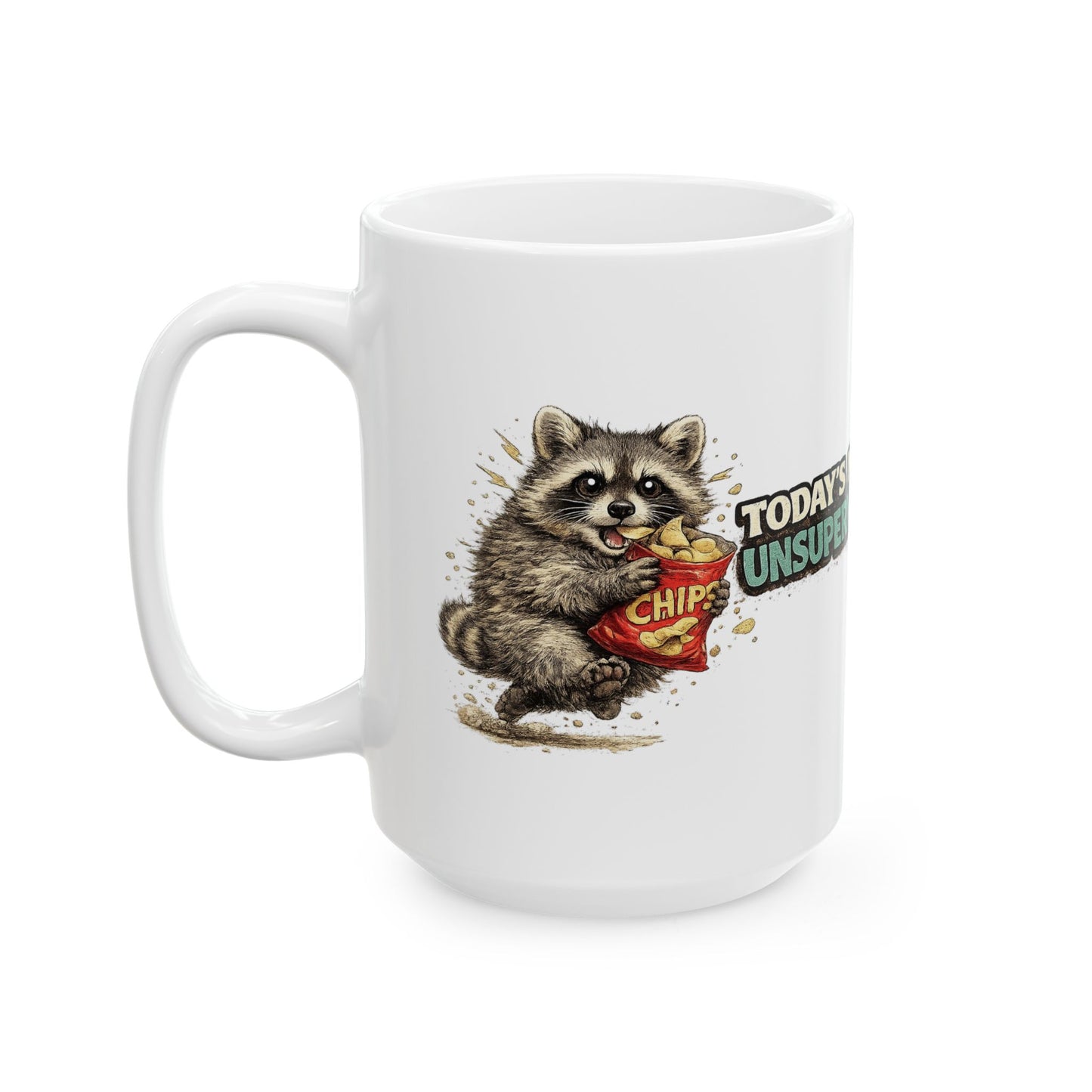 Unsupervised Raccoon Ceramic Mug  (11oz & 15oz)