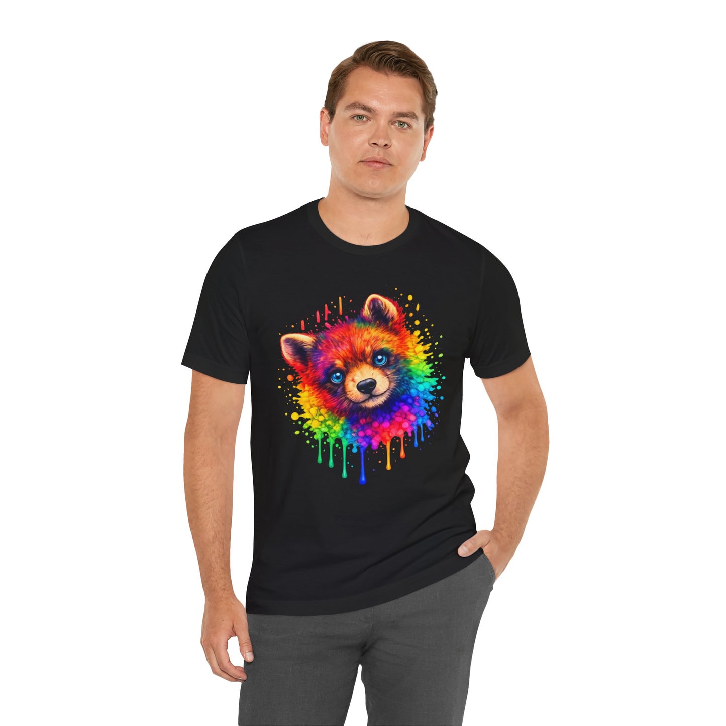 Watercolor Wildlife Bear Cub T-Shirt