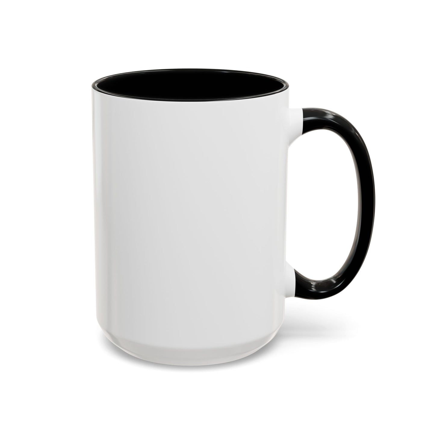 Cheerful Watercolor Raccoon Accent Coffee Mug