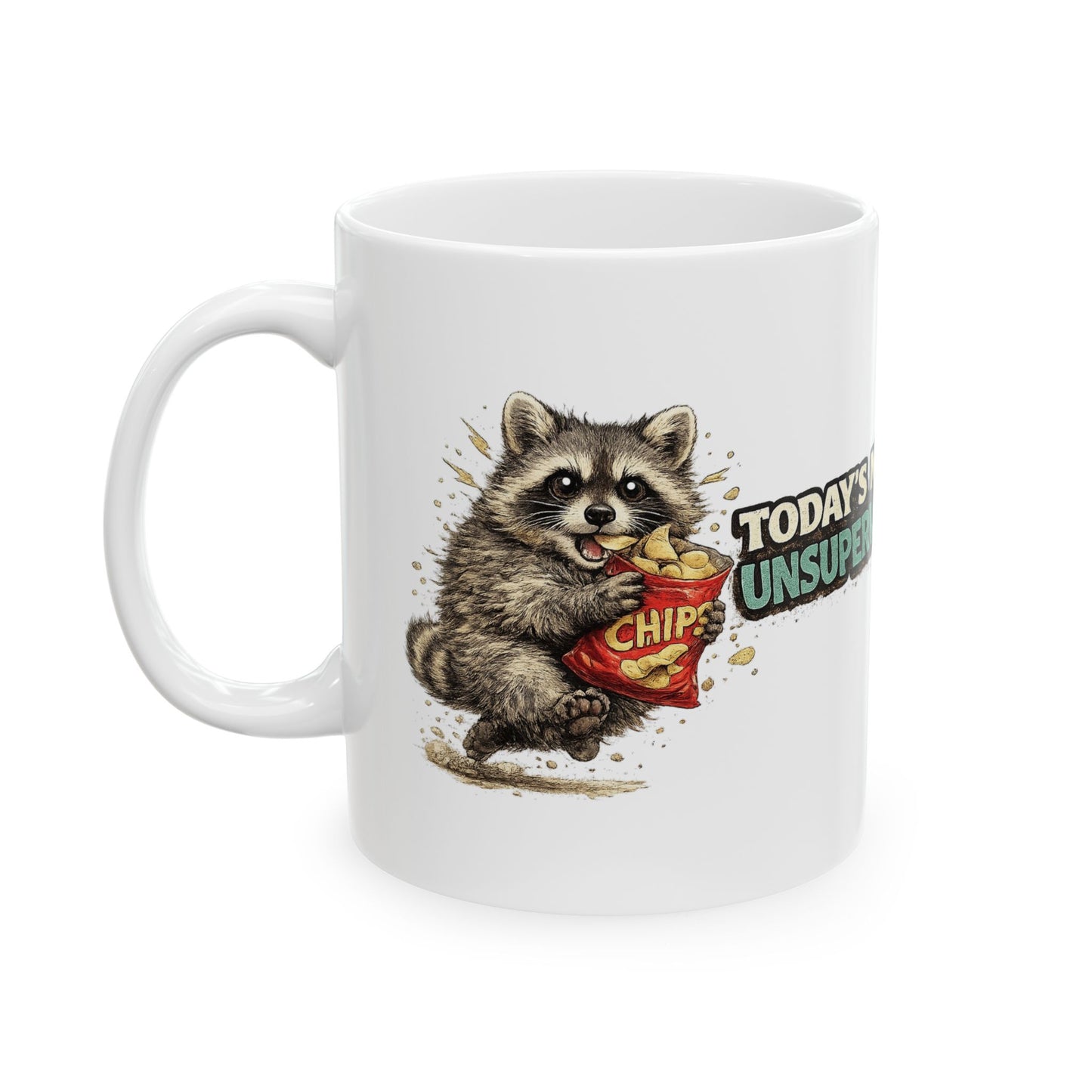 Unsupervised Raccoon Ceramic Mug  (11oz & 15oz)