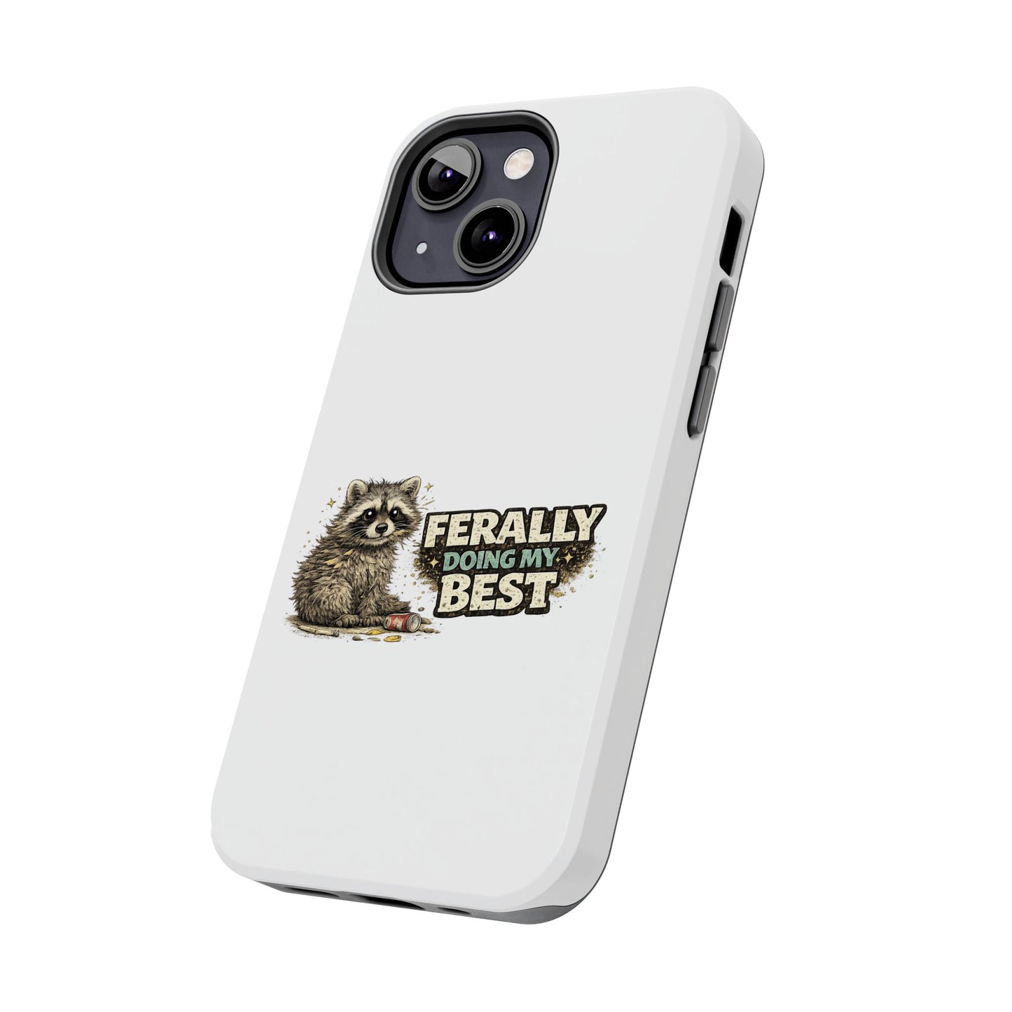 Ferally Raccoon Phone Case — Tough & Cute Protective Phone Cover