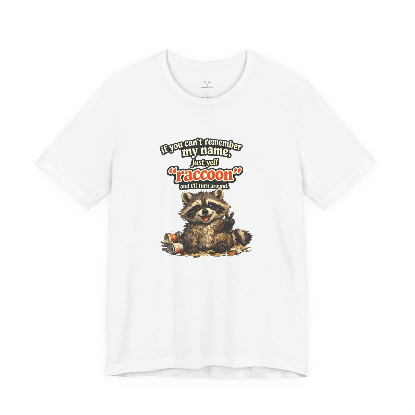 Yell Raccoon T-shirt