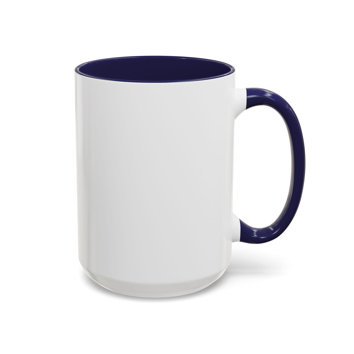 Cheerful Watercolor Raccoon Accent Coffee Mug