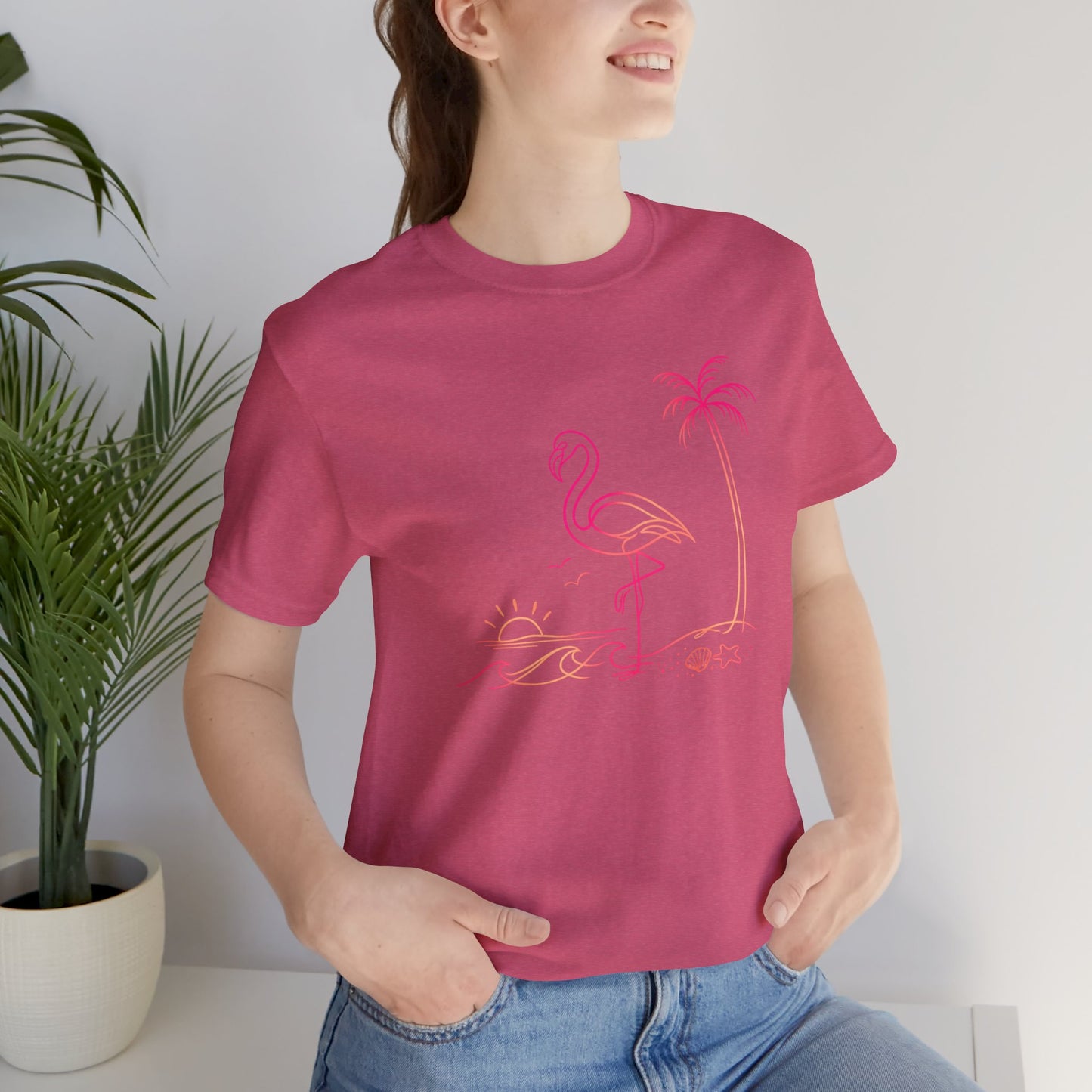 Flamingo Wild Lines T-Shirt