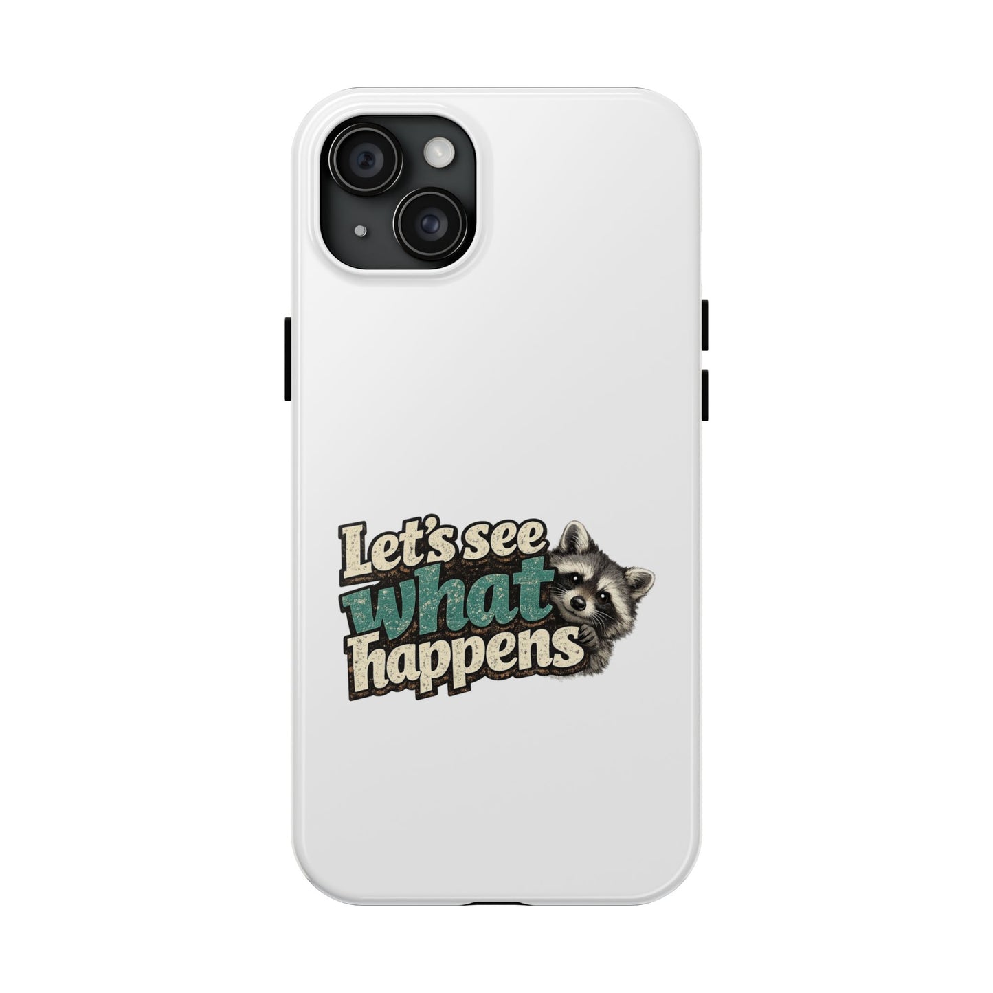 Peek & See Raccoon Phone Case — Tough & Cute Protective Phone Cover