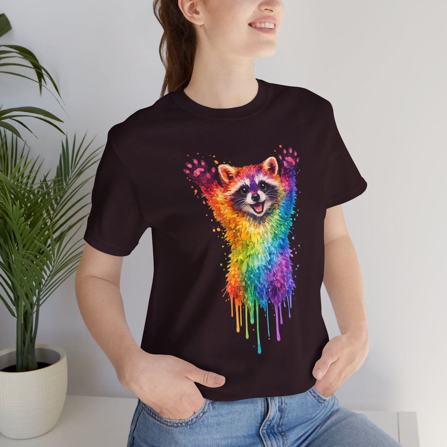 Watercolor Wildlife Raccoon T-Shirt