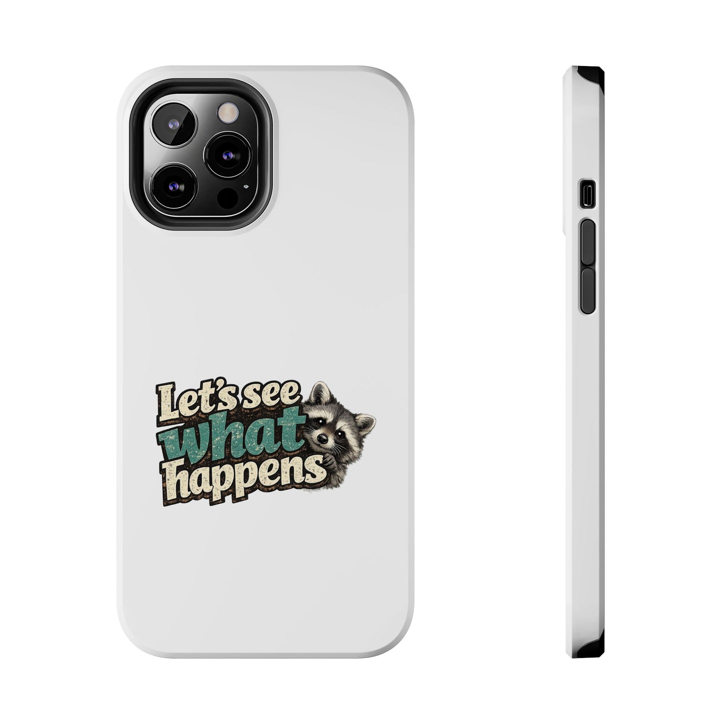 Peek & See Raccoon Phone Case — Tough & Cute Protective Phone Cover