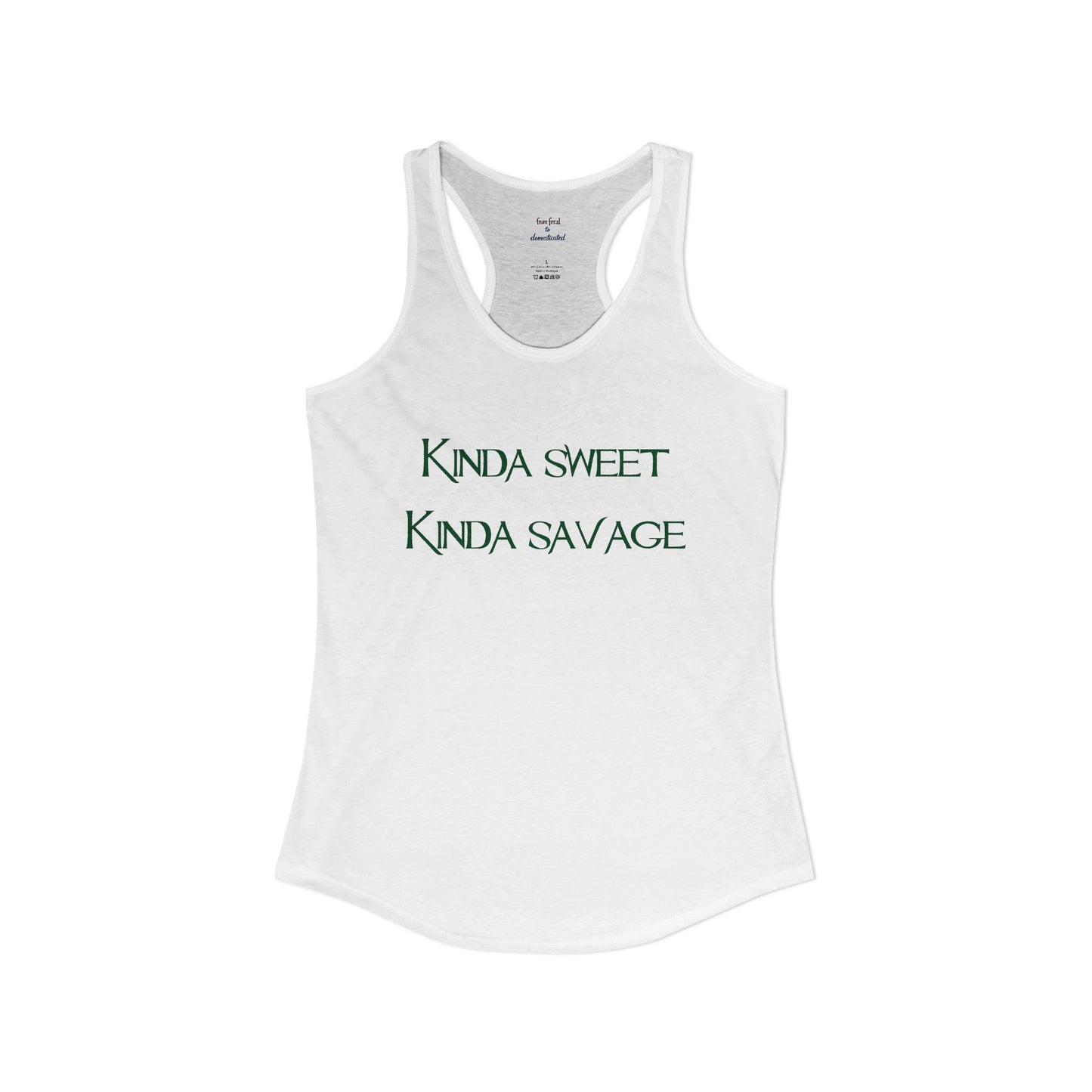 Kinda Both Racerback Tank