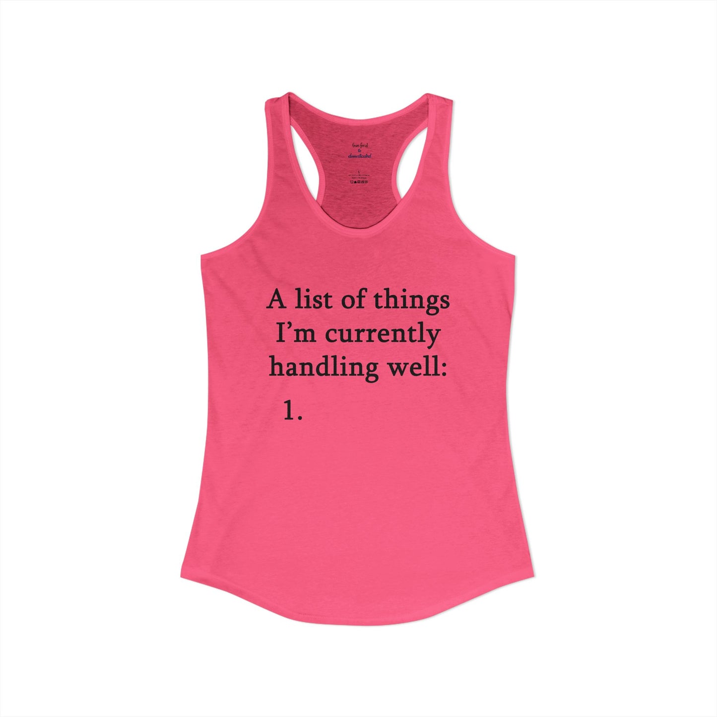 A List Racerback Tank
