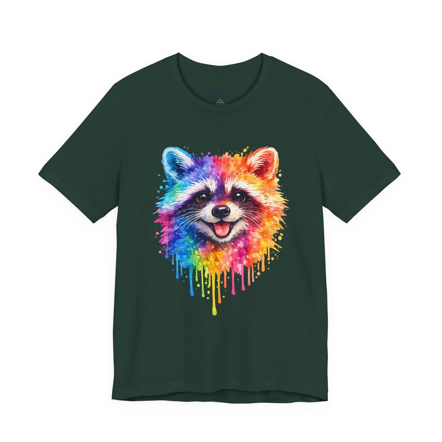 Watercolor Wildlife Raccoon T-Shirt