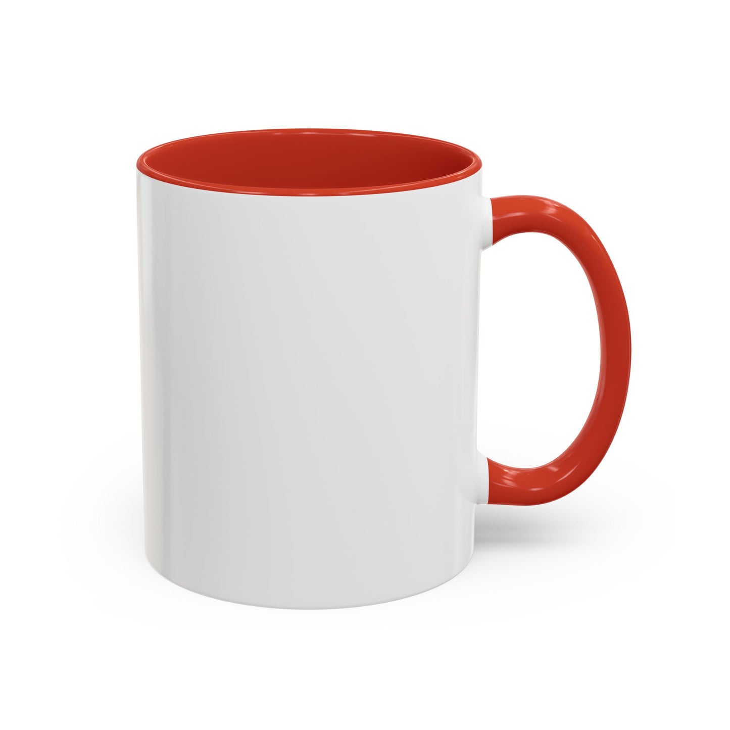 Cheerful Watercolor Raccoon Accent Coffee Mug