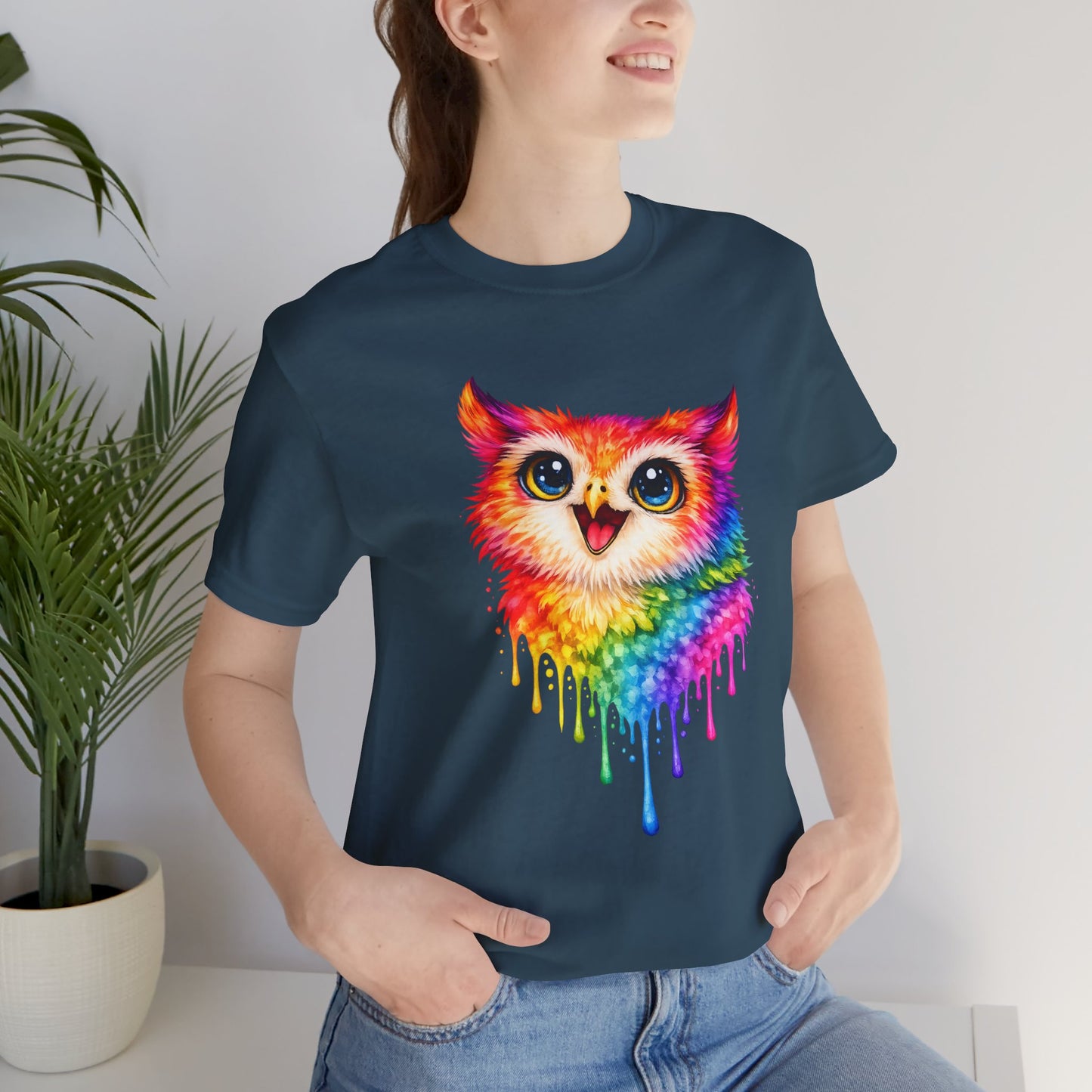 Watercolor Wildlife Owl T-Shirt